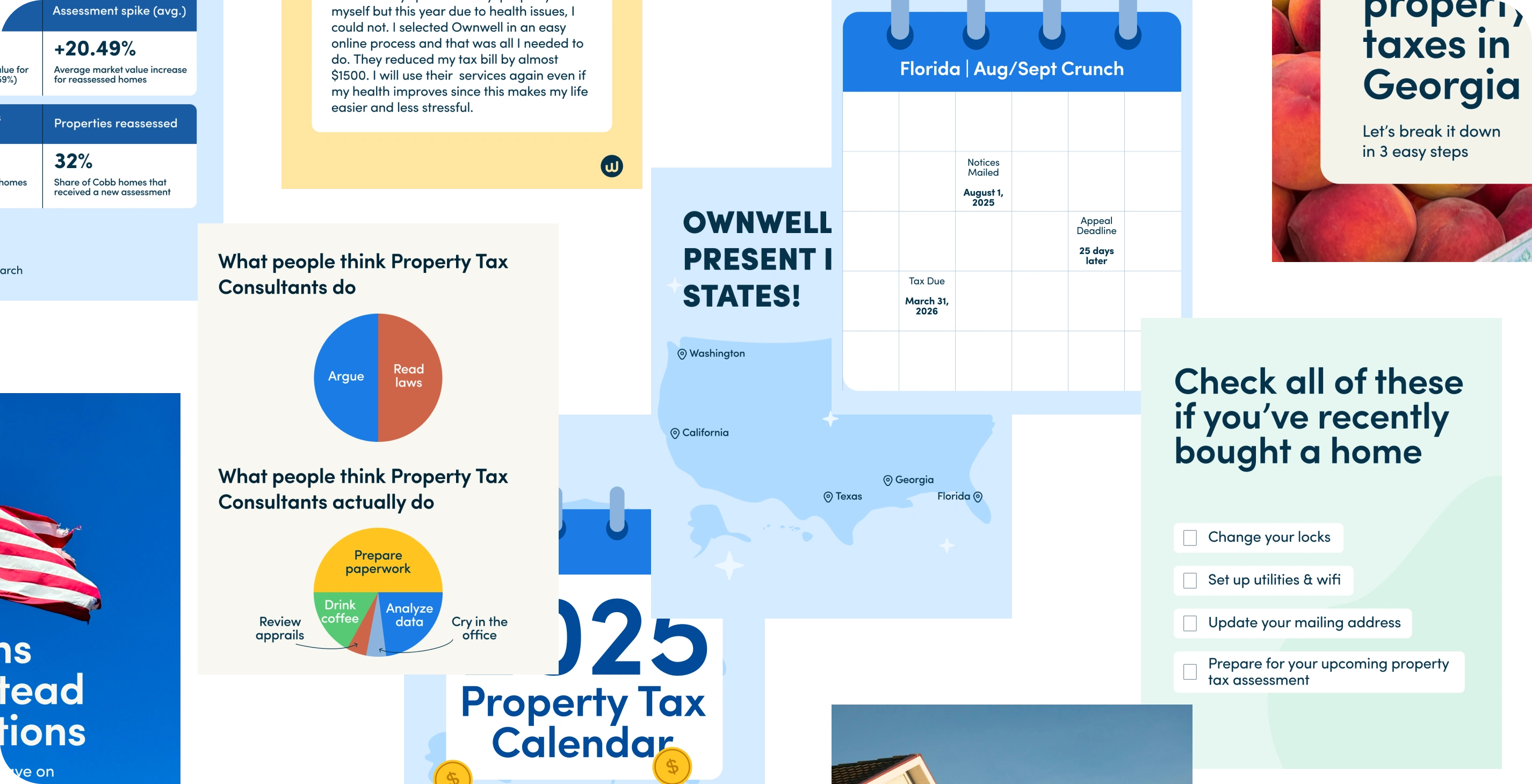 Some of the designs we've created for organic content on Figma
