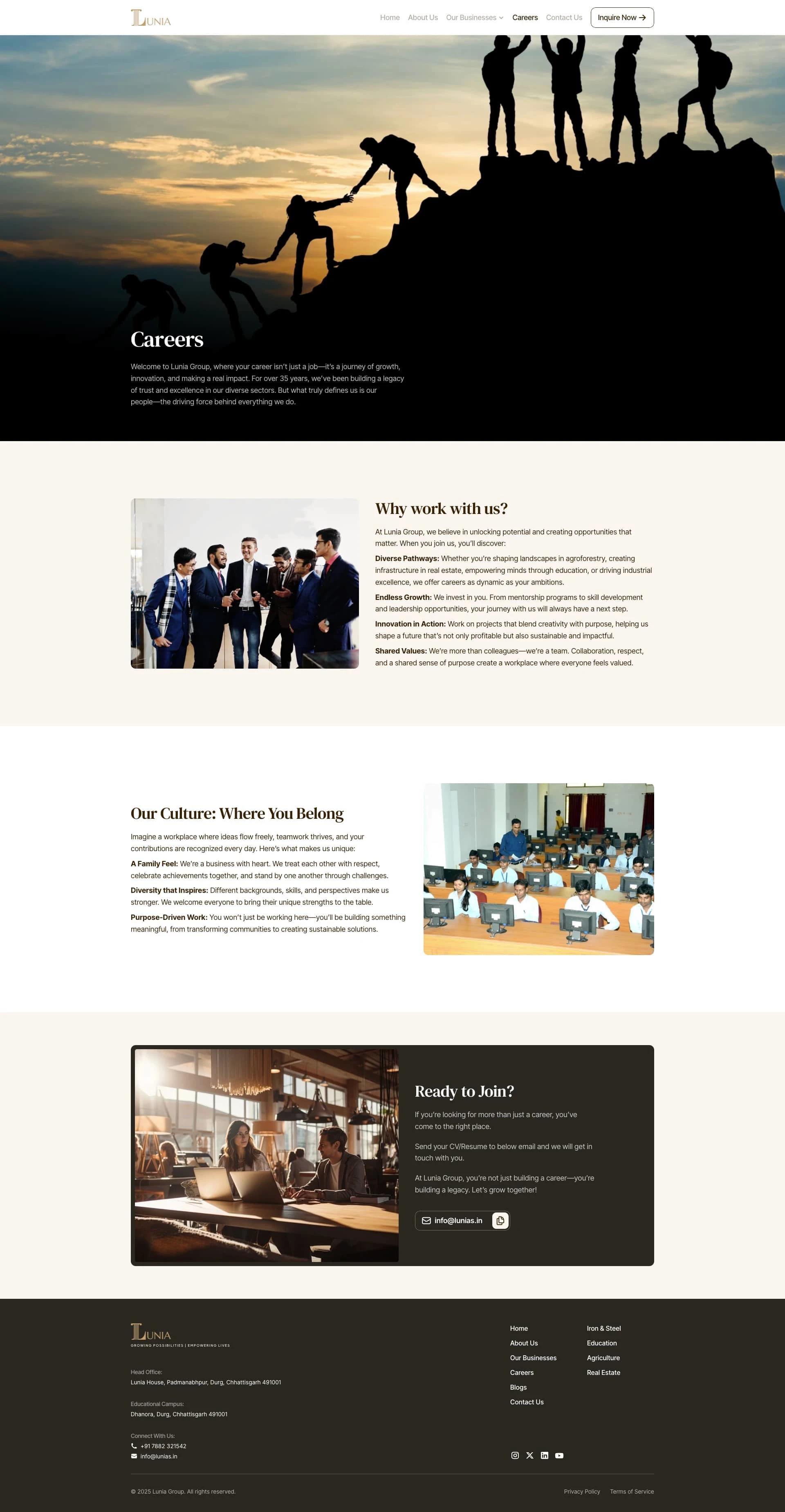 Careers Page