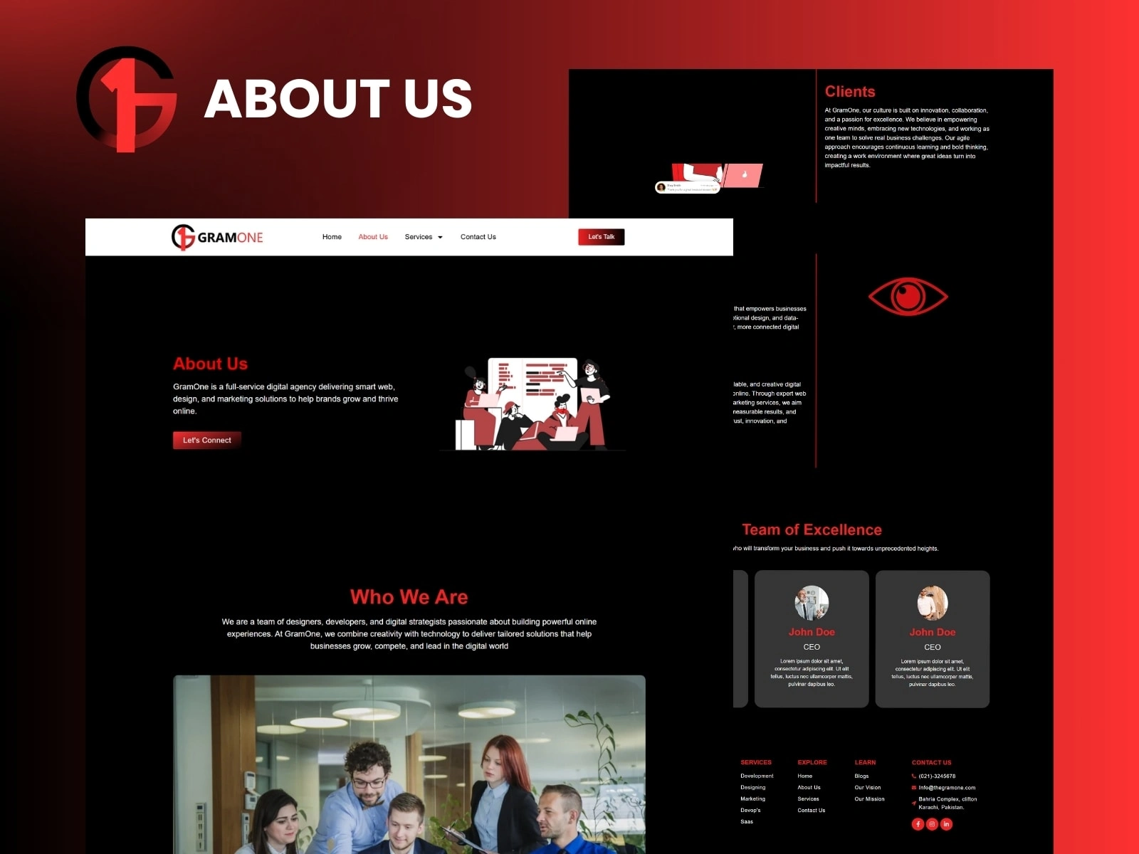 About Us Page