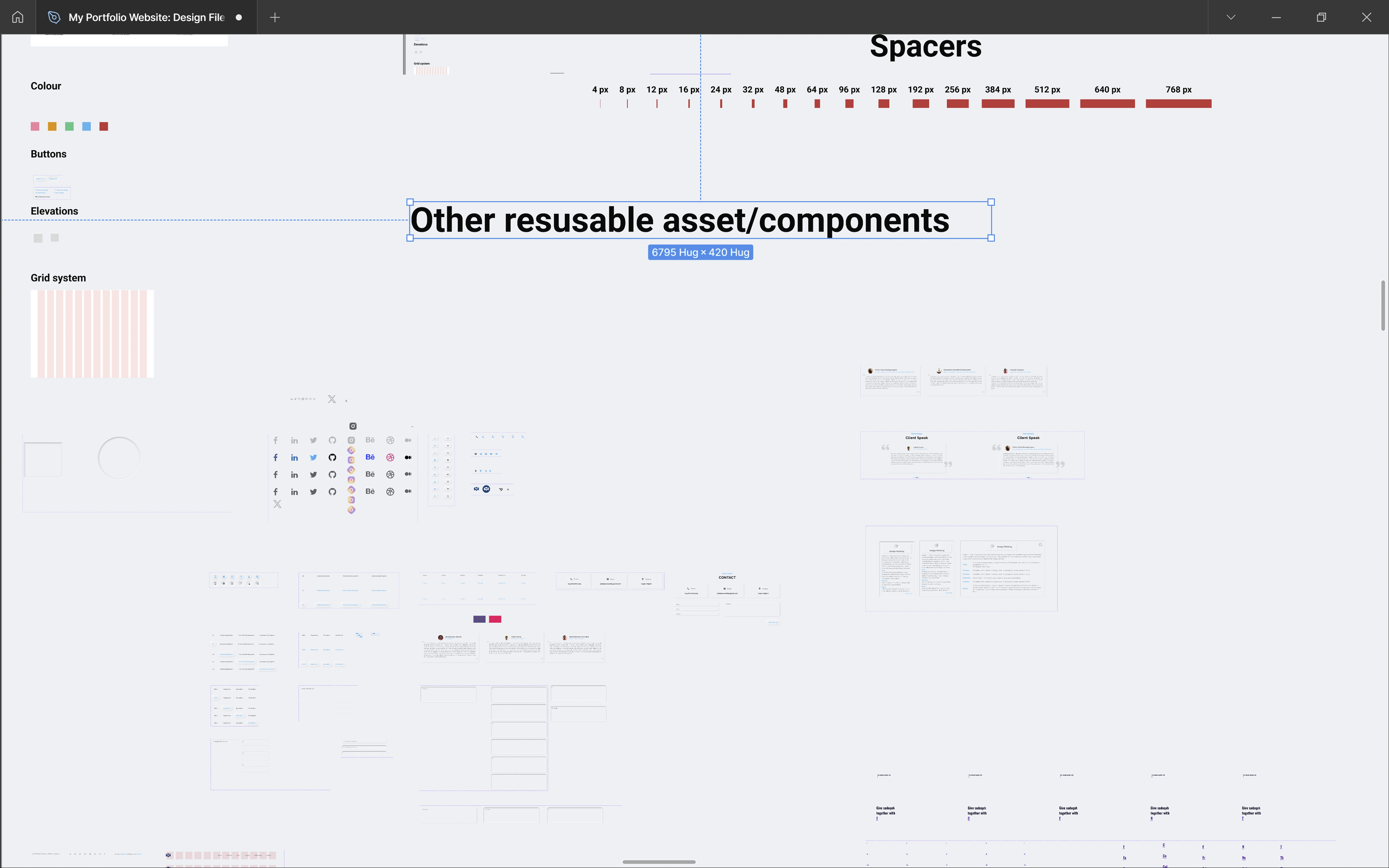 Design System: Including other reusable element