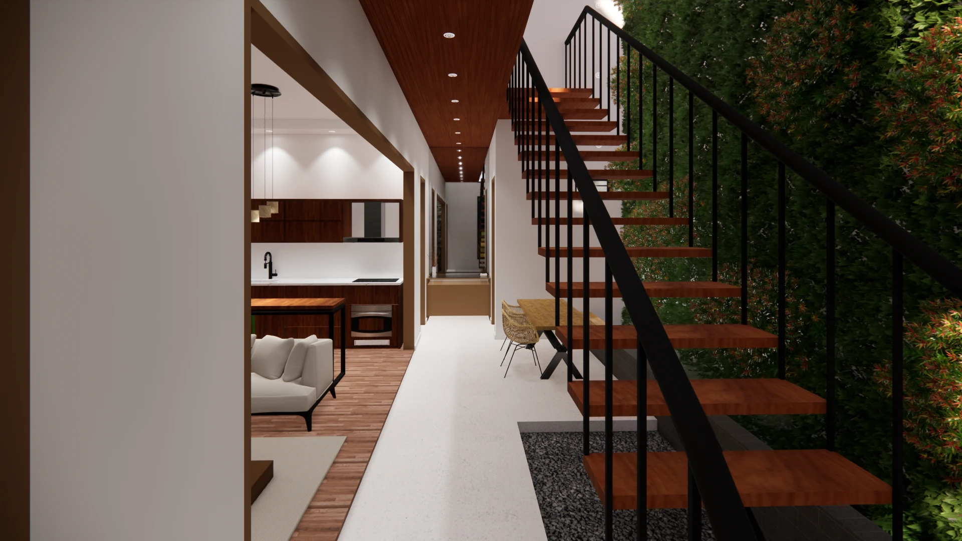 Hall area