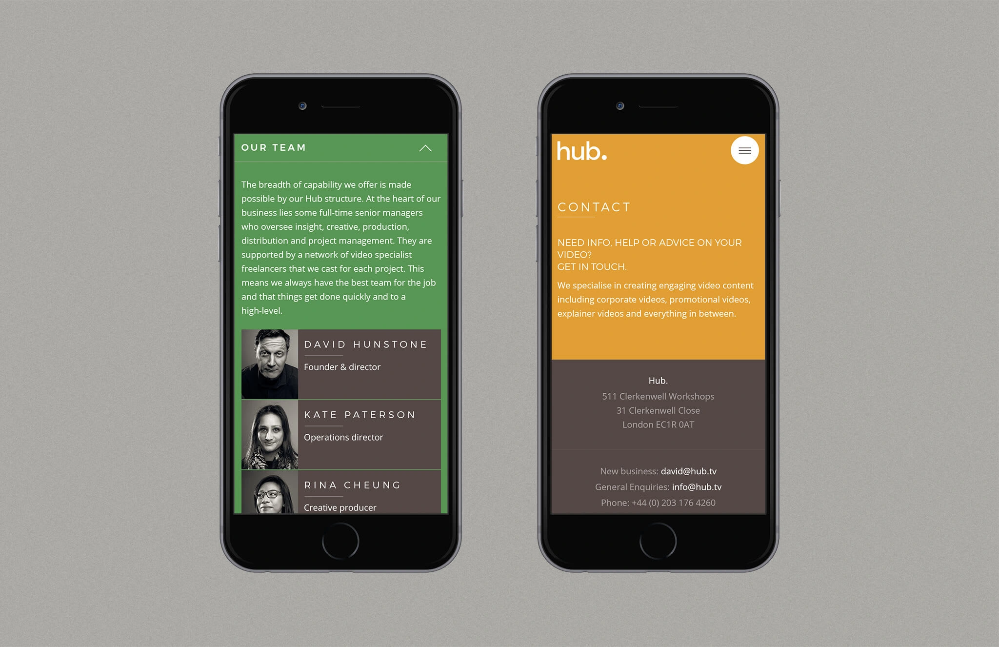 Web Design - UI - Mobile View