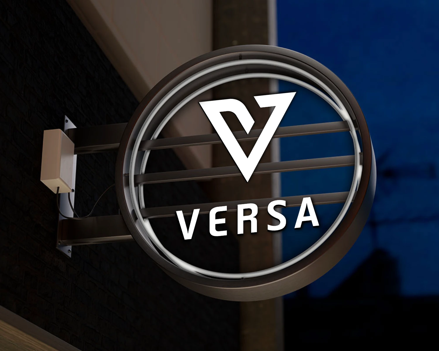 The exterior Versa Logo