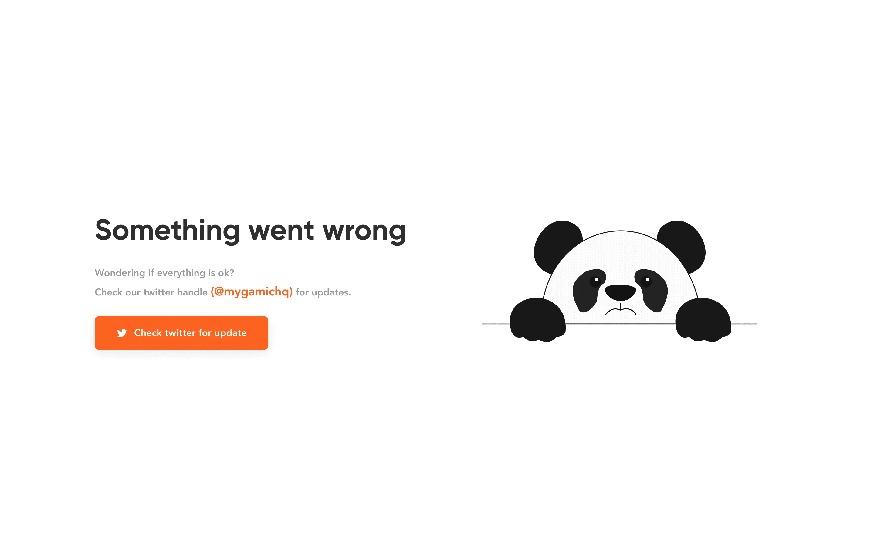 Error Page (Light Mode)