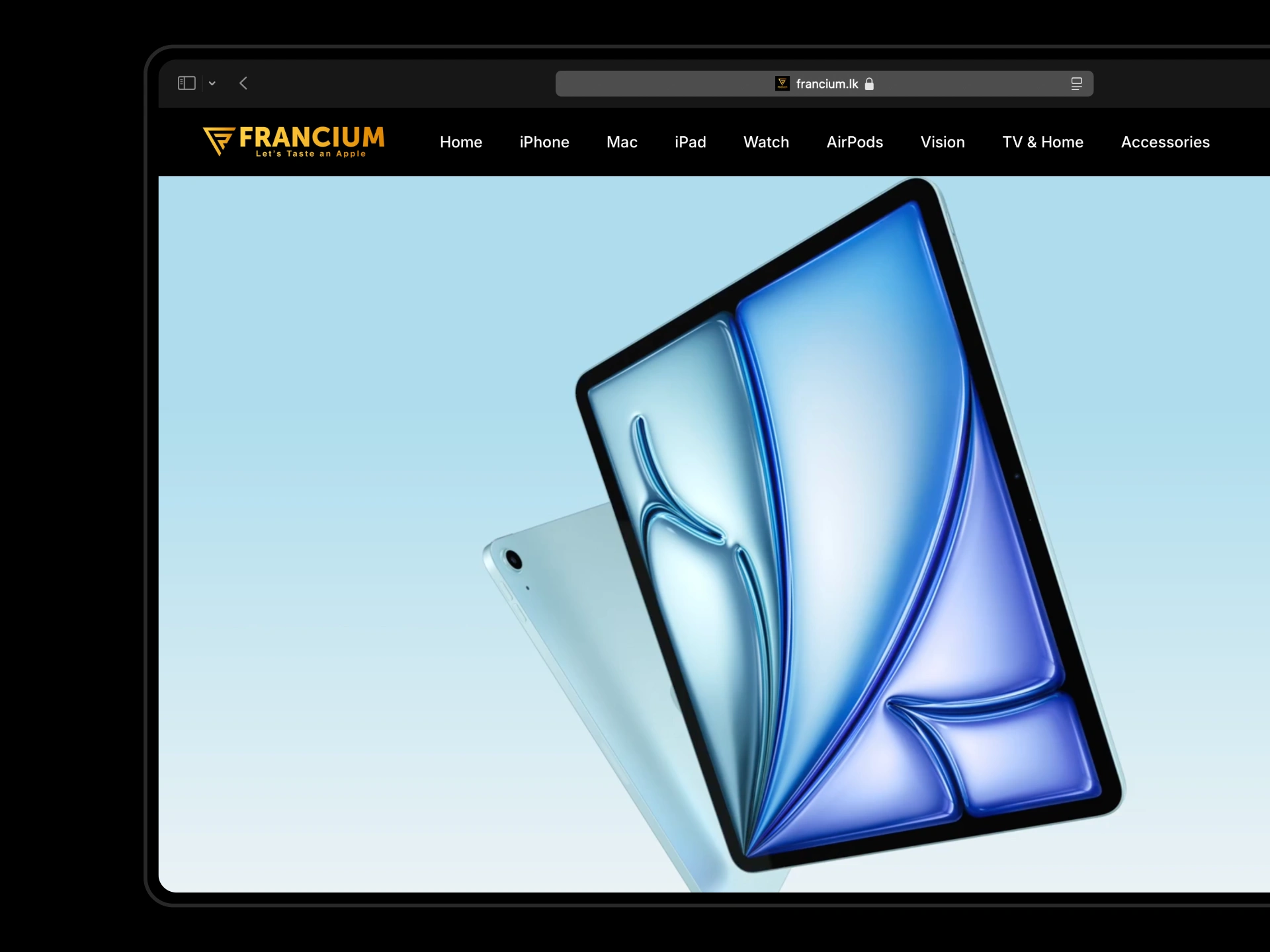 Francium.lk iPad Animation