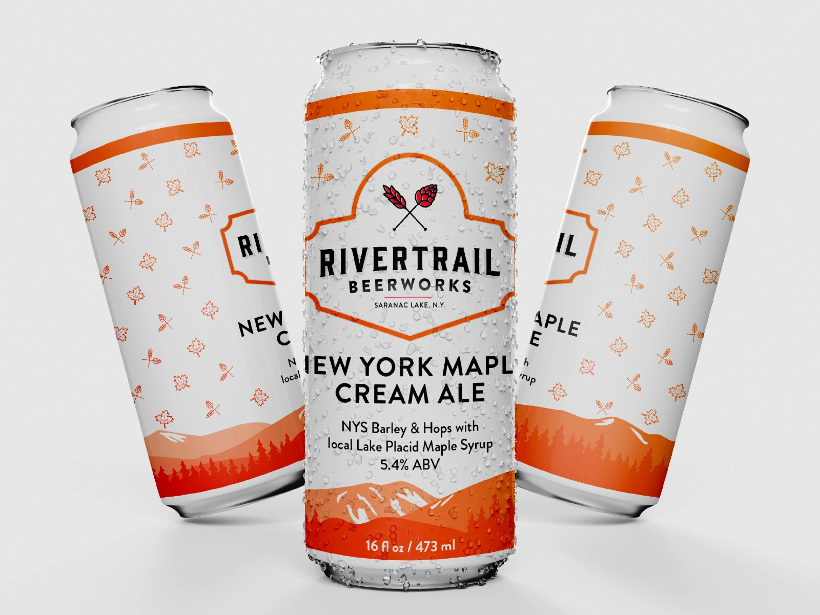Slight change to the can template to have some fun with the maple motif.