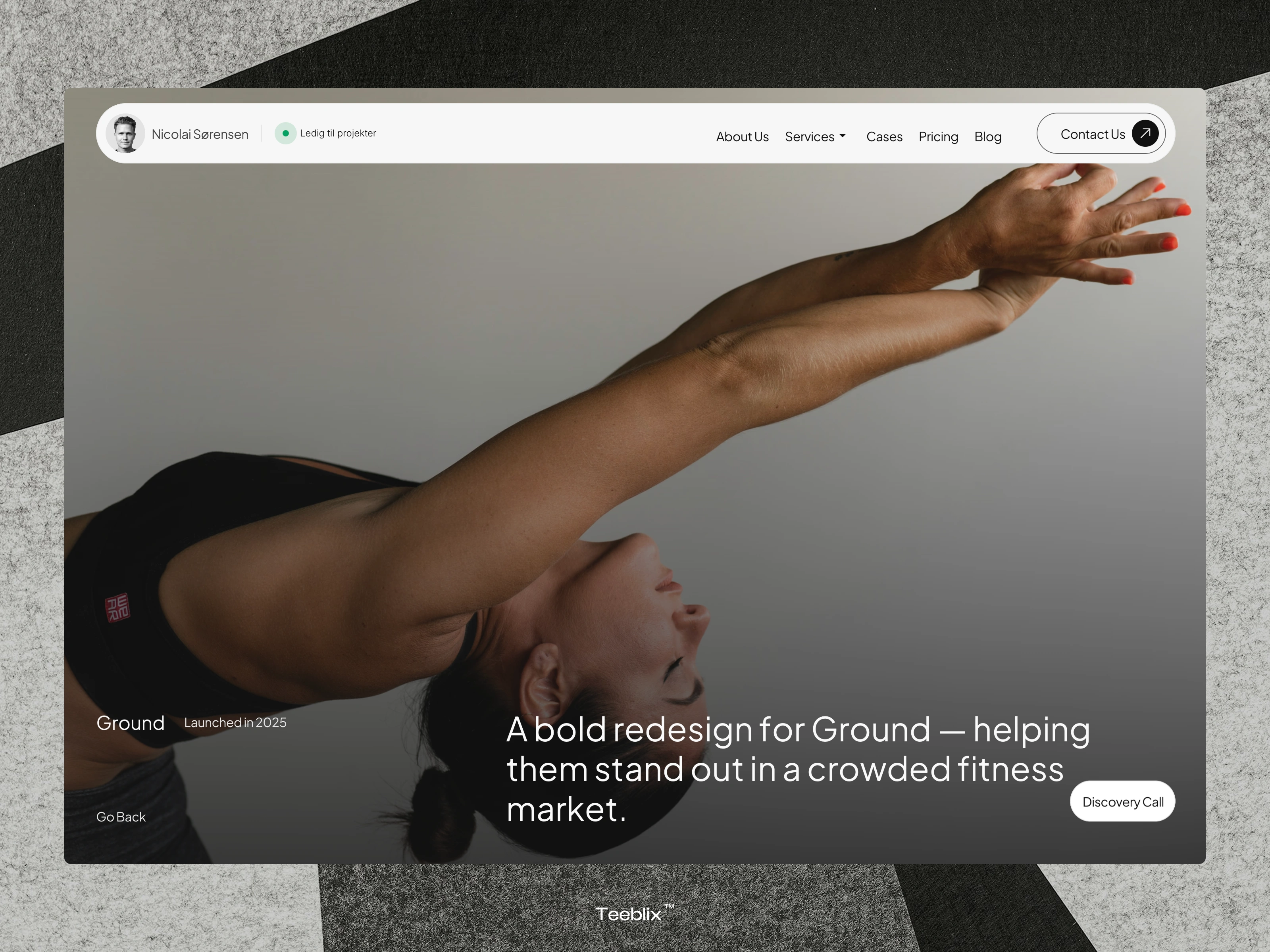 Cases details page's hero