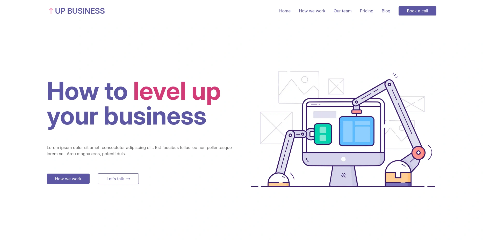 Header and Hero Sections