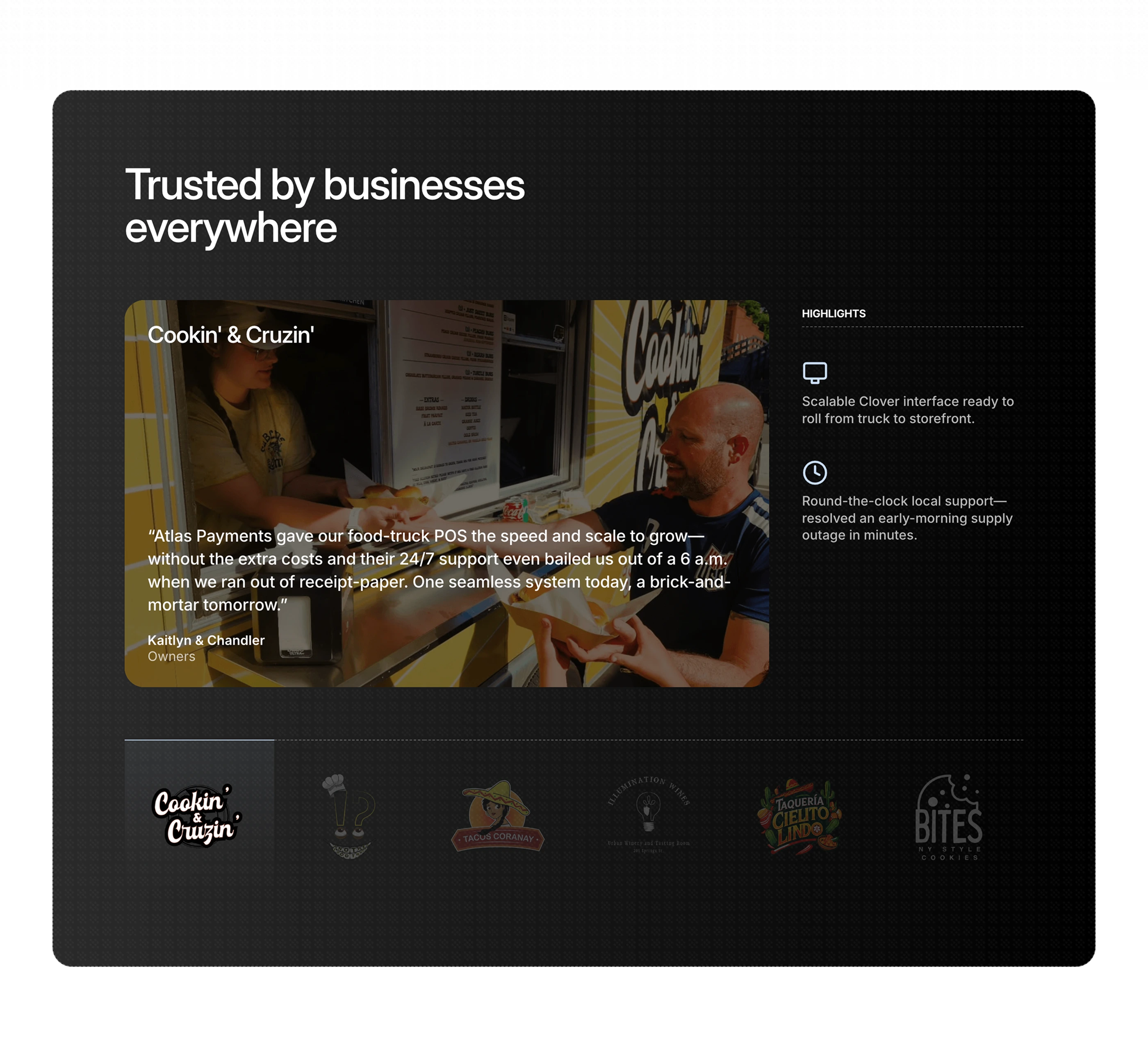 Home Page - Testimonials Section