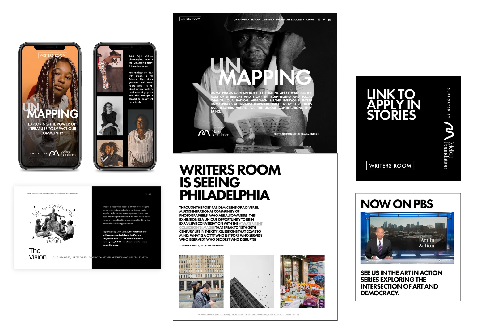 Butterland developed the organization's full digital and visual ecosystem, creating the website, grant decks, social campaigns, and event materials while refining the overall brand system, visual language, and storytelling approach that tie the program’s community and university initiatives together.