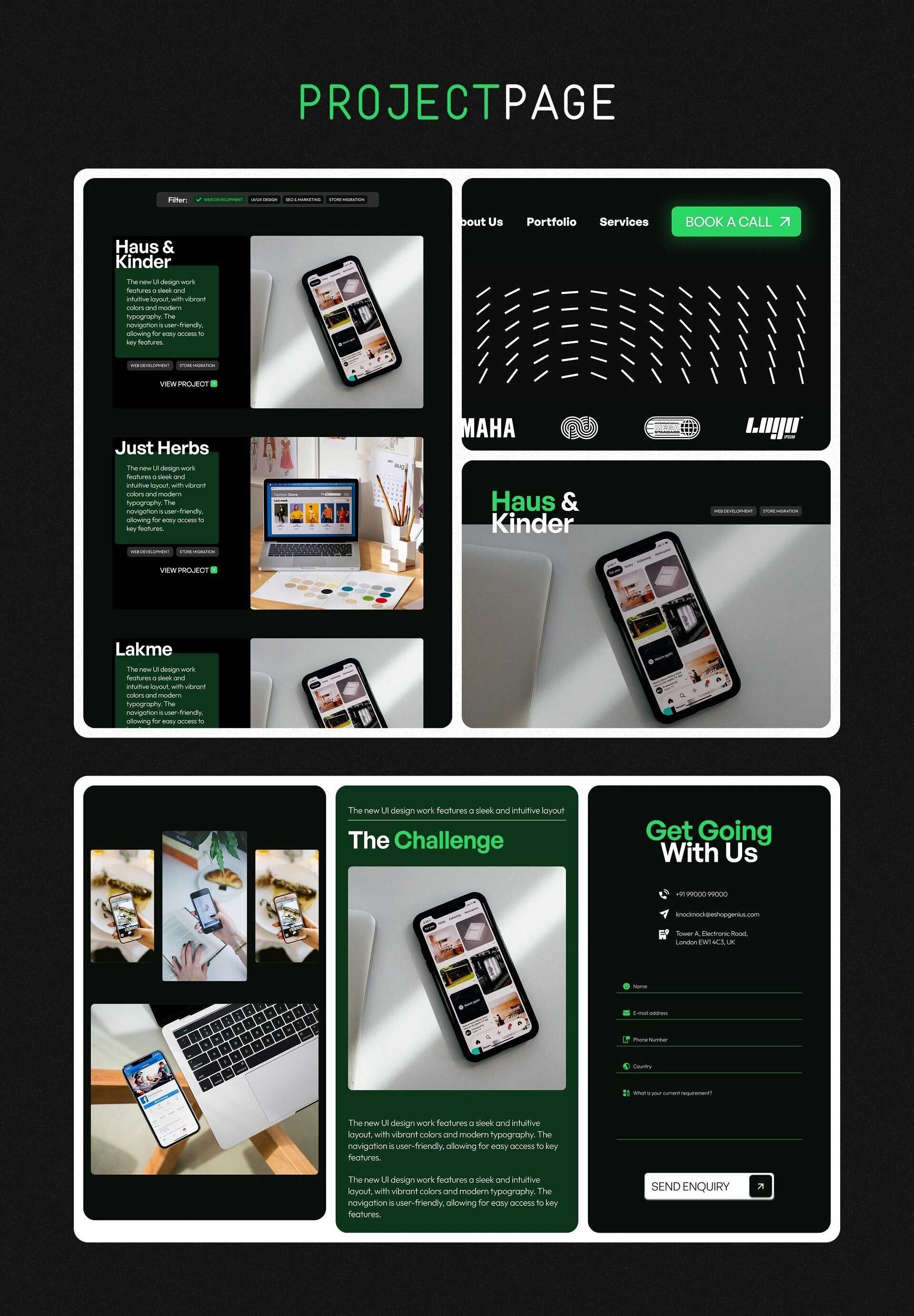We try to keep our clients' Contact or CTA pages simple - because that’s where users decide to trust or bounce.
