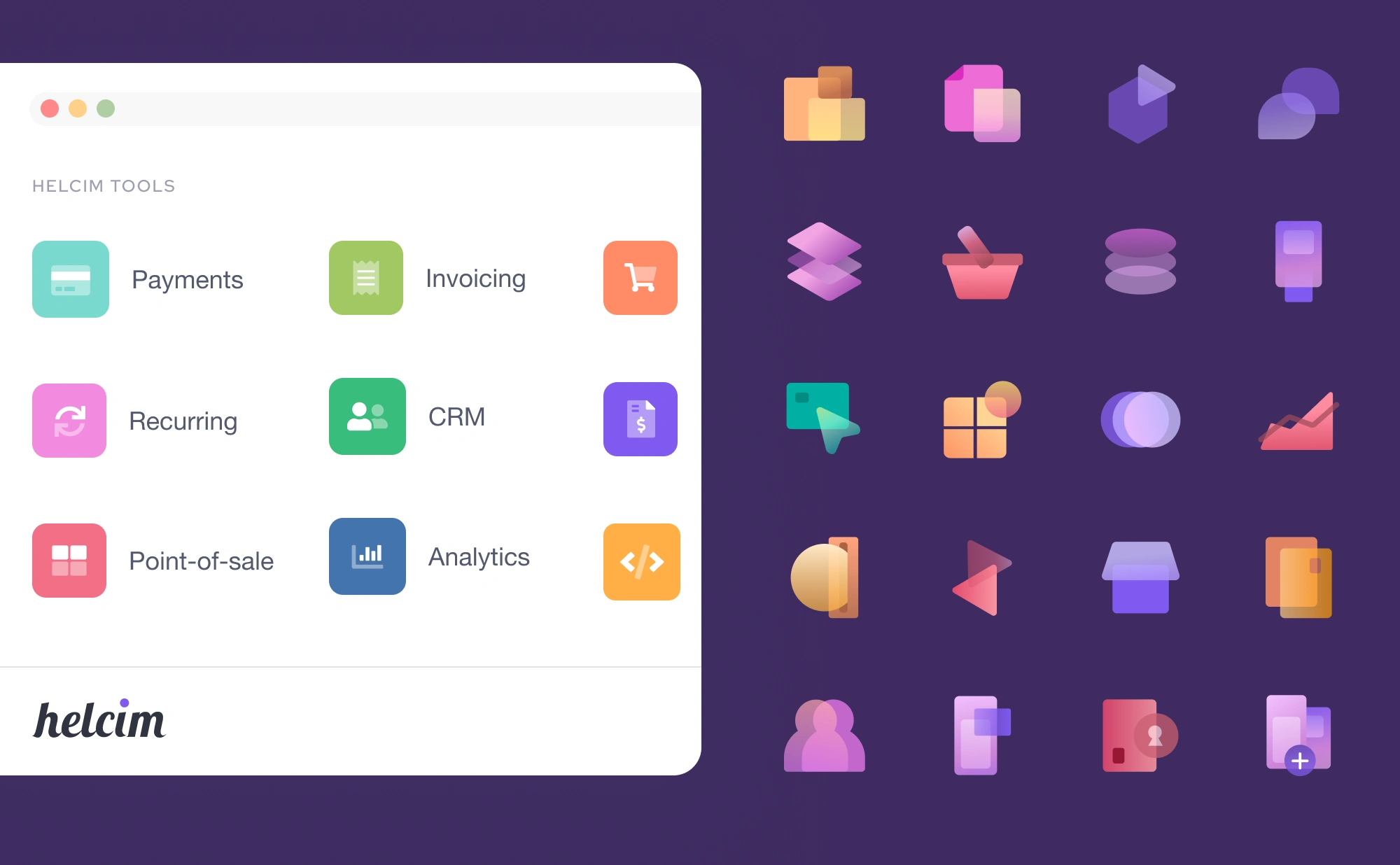 Before and after the product icons were updated to match the new visual language