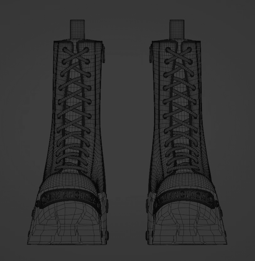 wireframe front