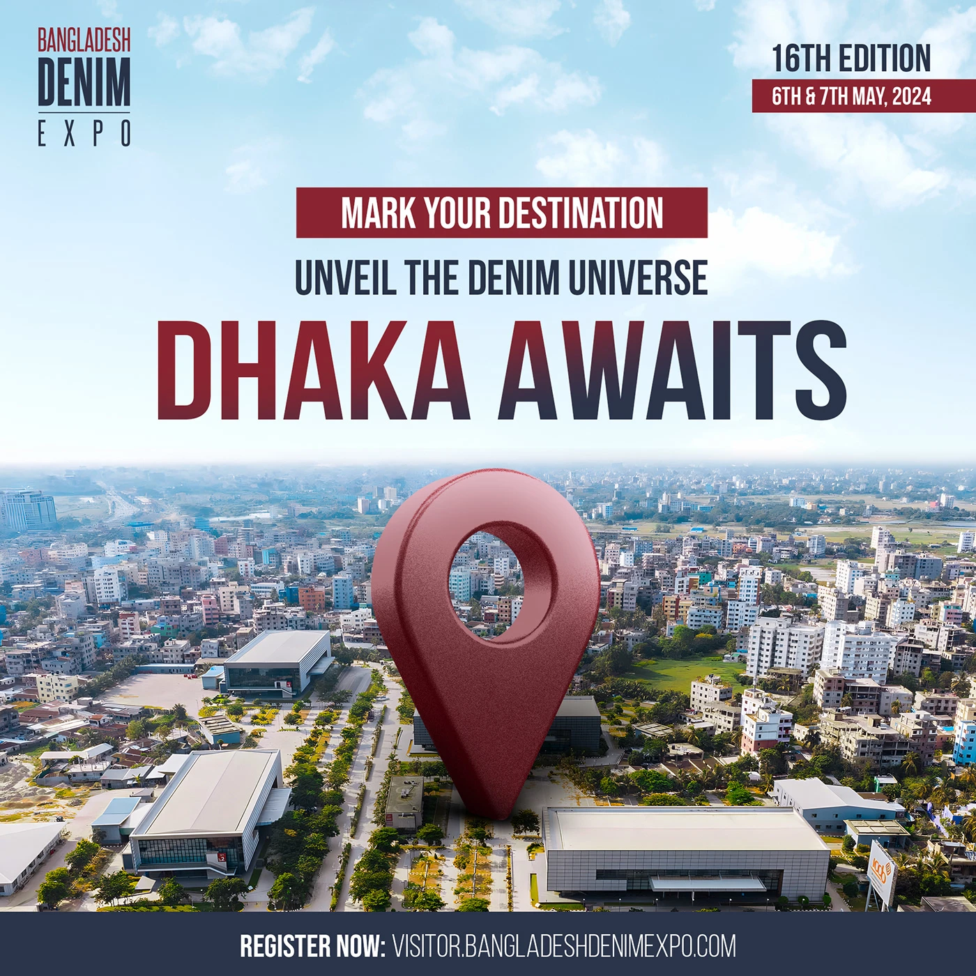 Bangladesh Denim Expo - 16th Edition - Event Destination Reveal Post