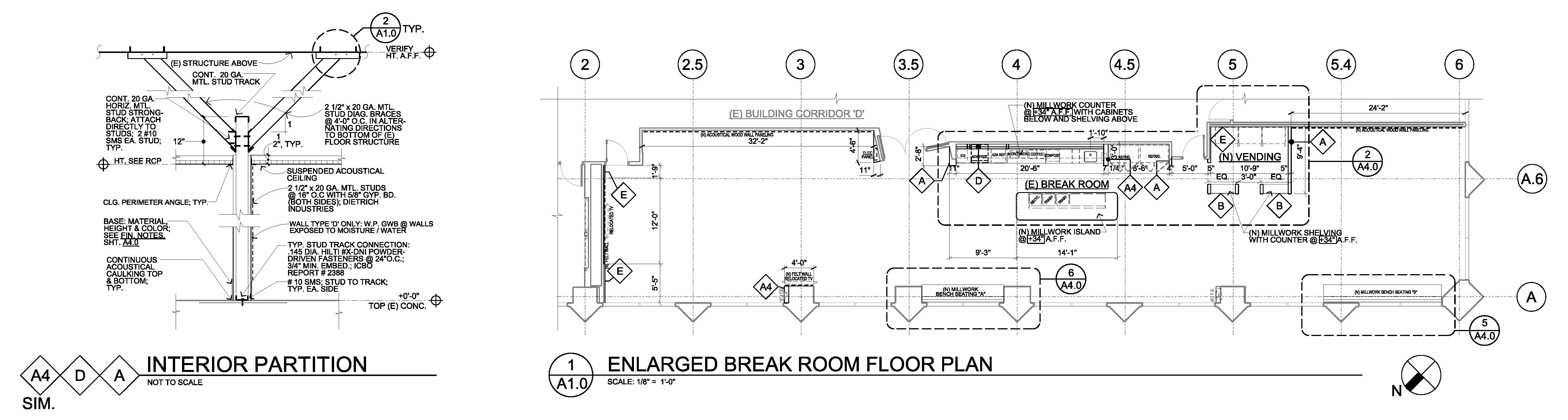 Floor Plan & Wall Detail