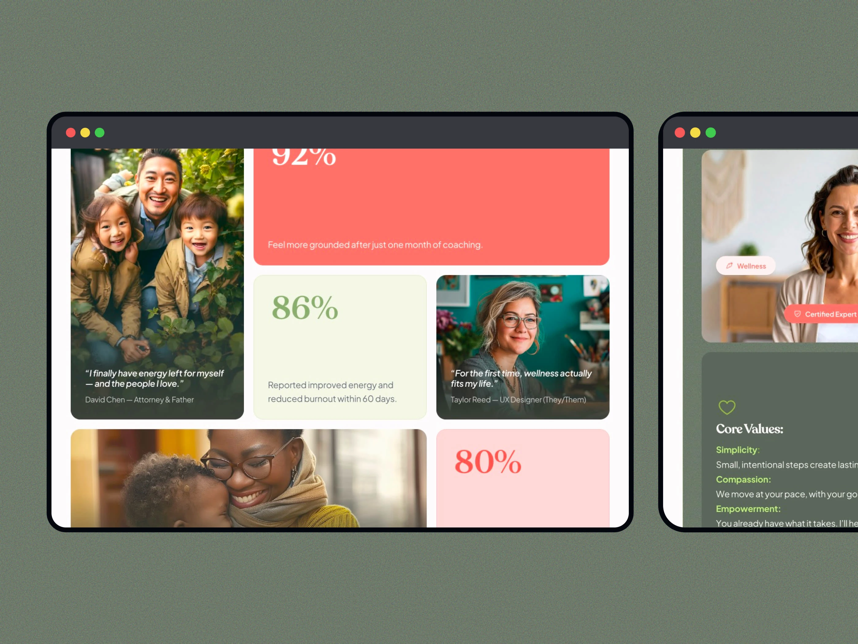 Testimonia  + Metrics Section