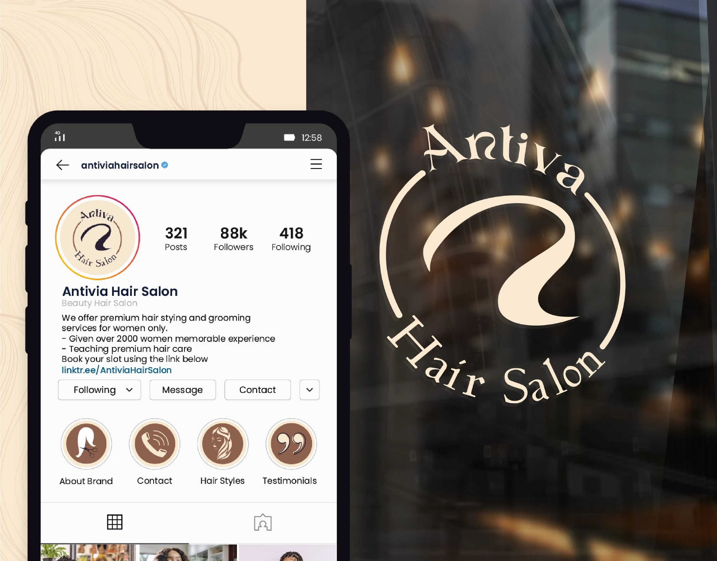 Instagram Page Application