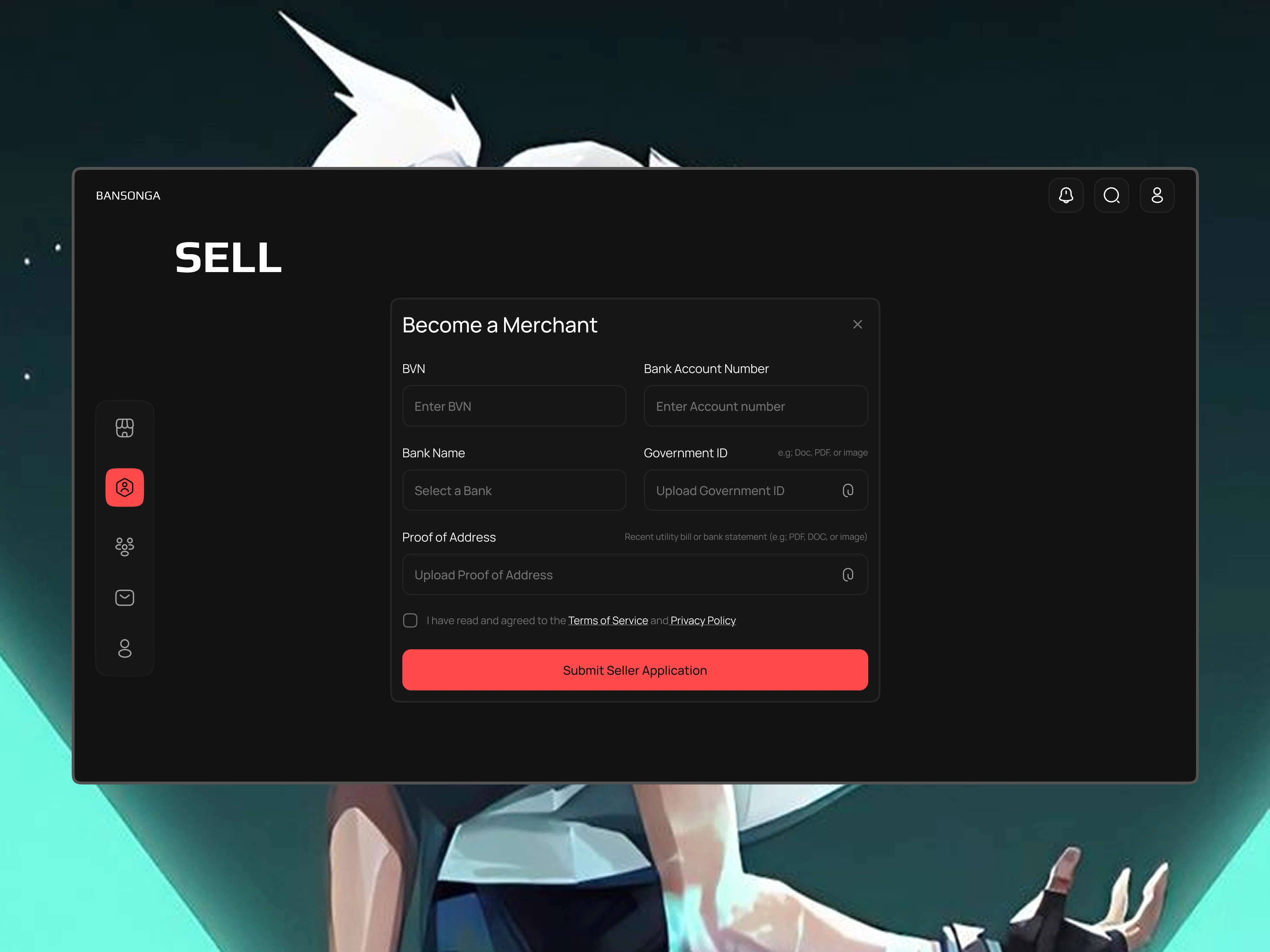 Sell Game accounts