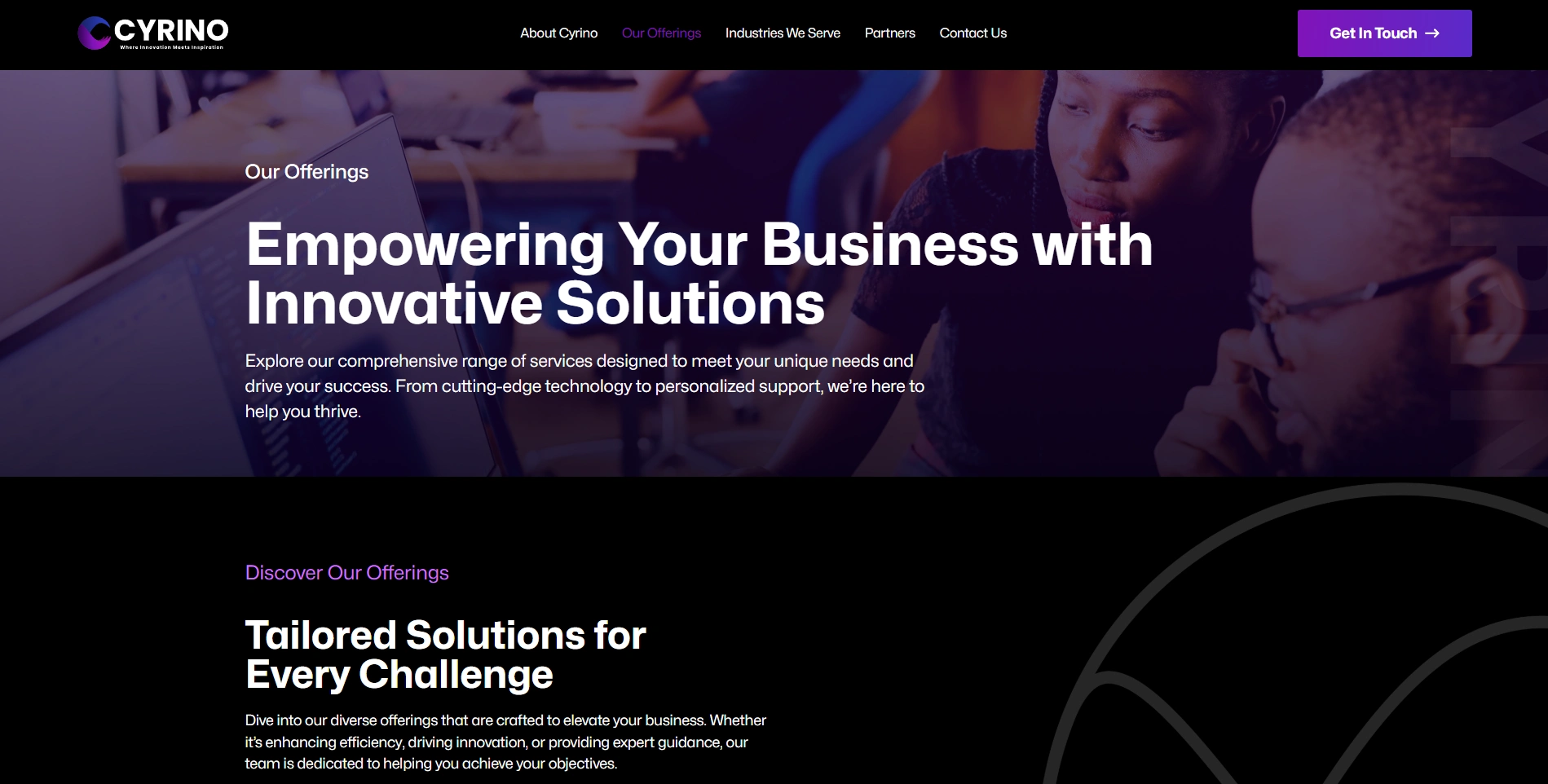 Bifurcated Service Web Design: Cyrino