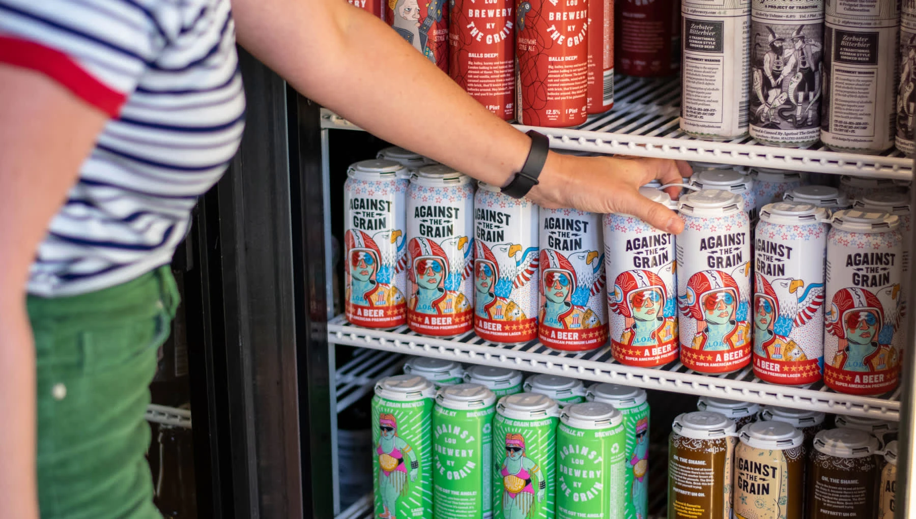 4-packs in the retail cooler.