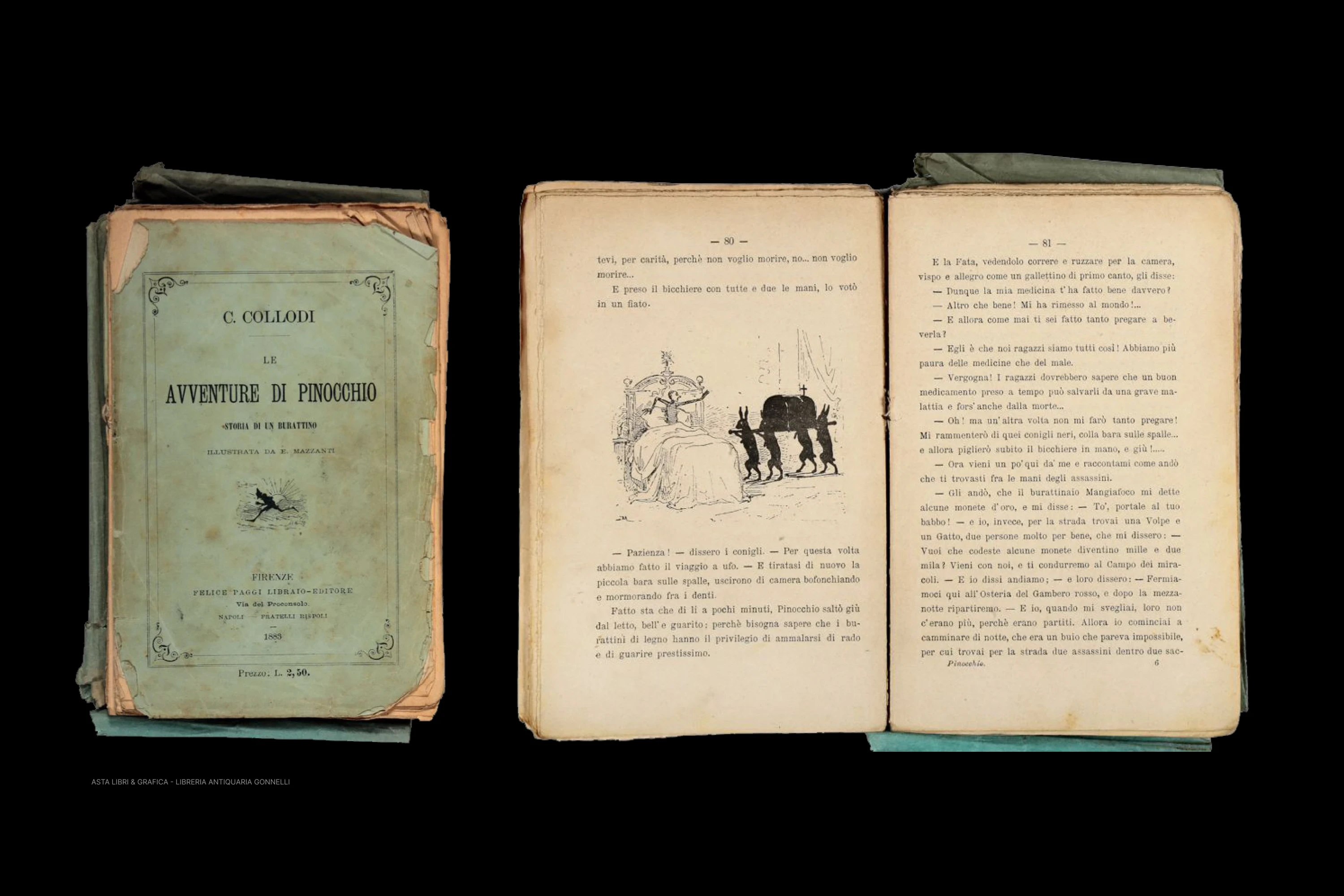 Cover and spread from the first edition