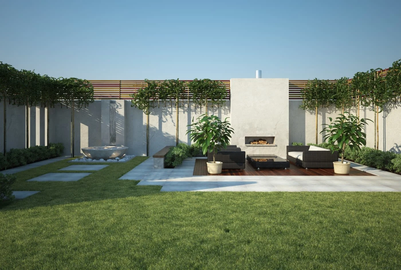 EXTERIOR RANDER WITH PERFECT SETTING AREA 