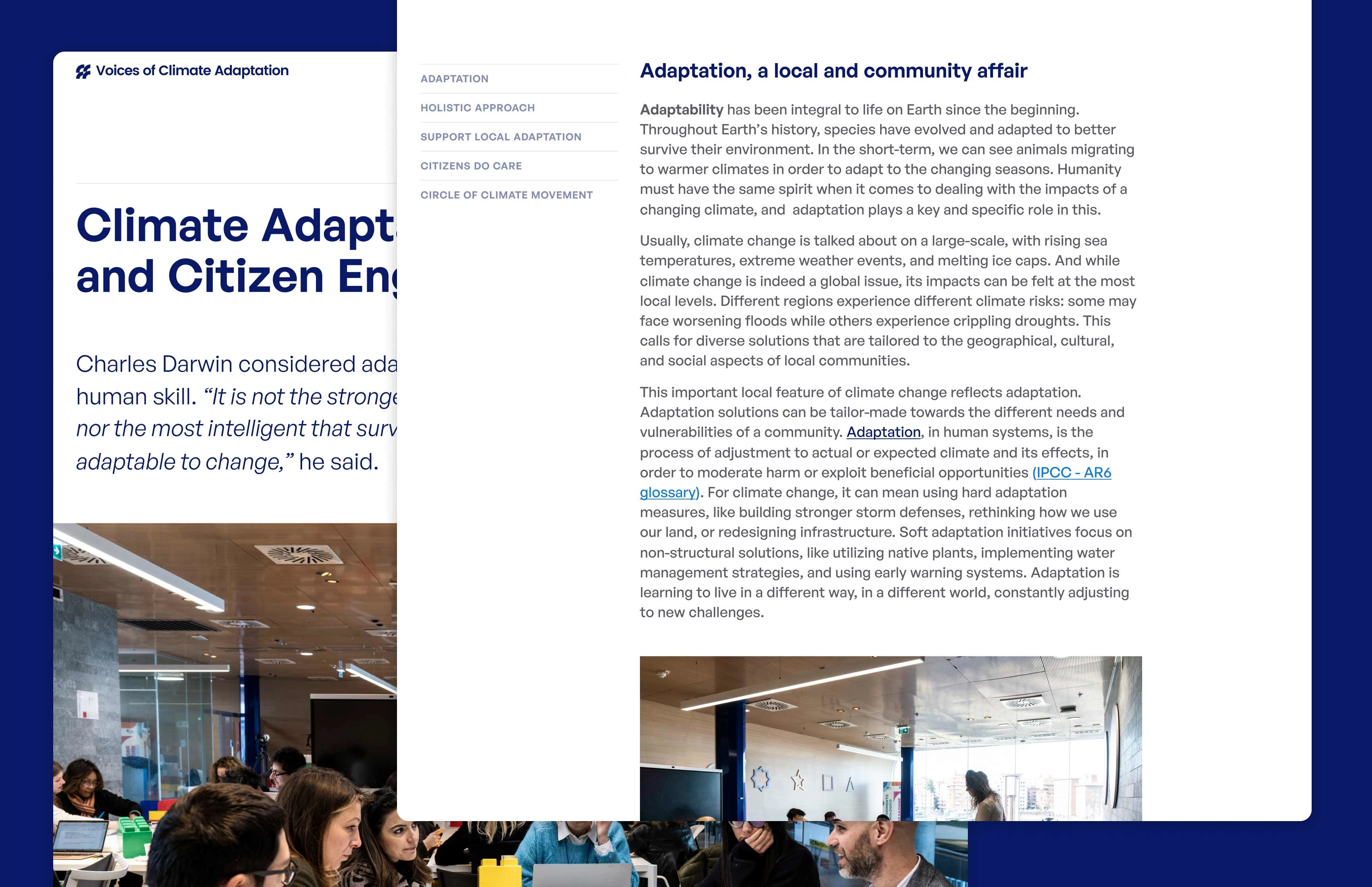 Theme: Climate Adaptation and Citizen Engagement