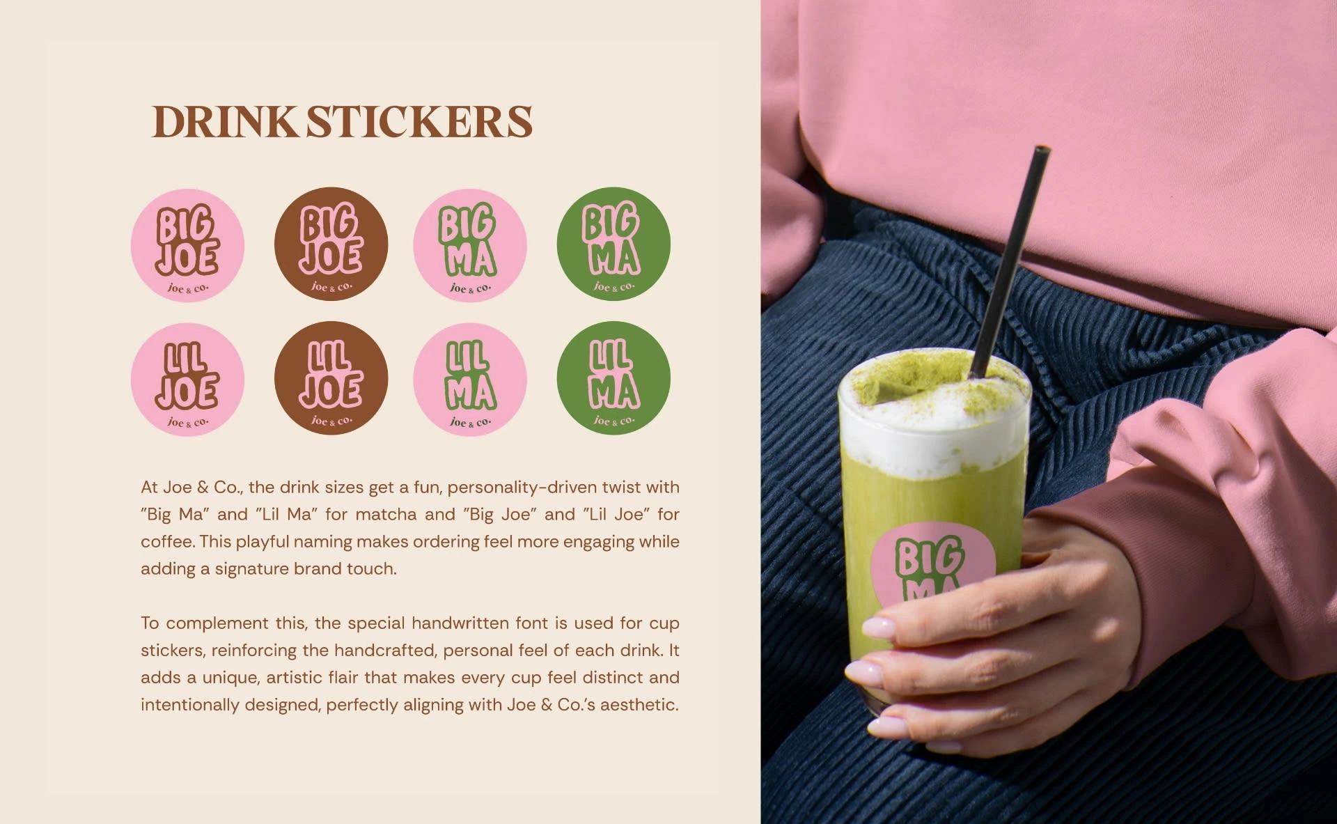 Custom Drink Sticker Design
