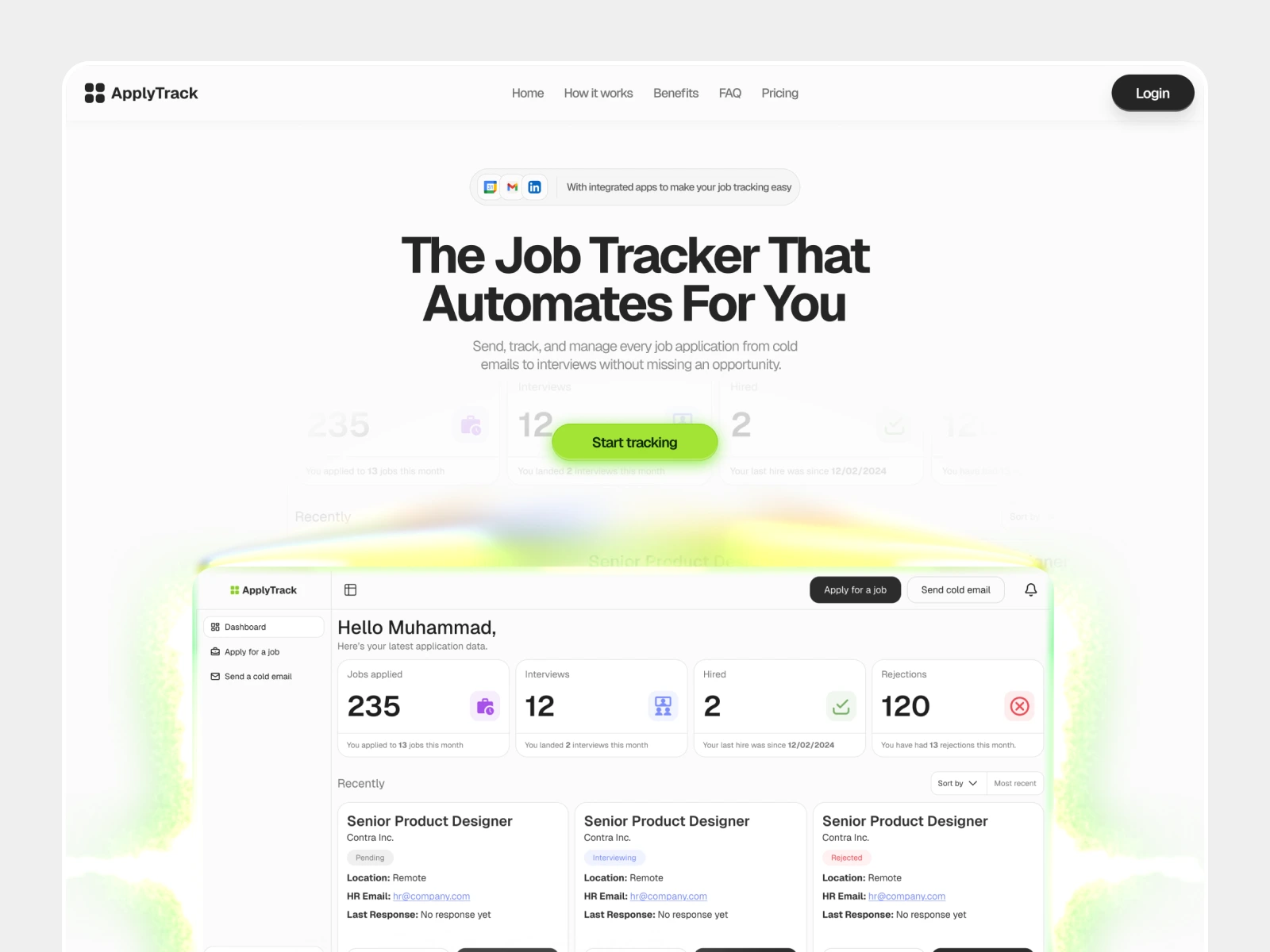 Applytrack Hero Section