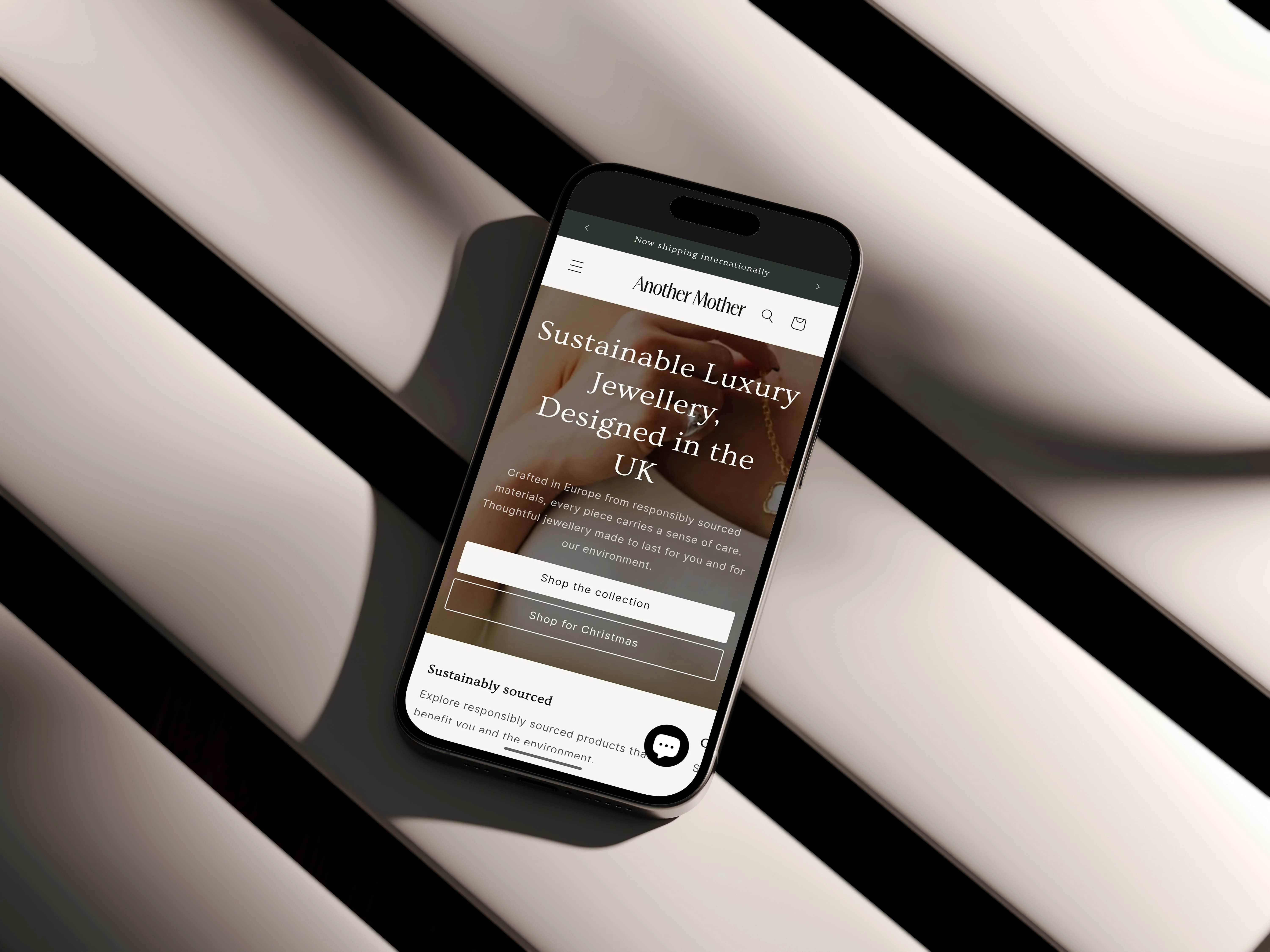 Mobile version of Another Mother website