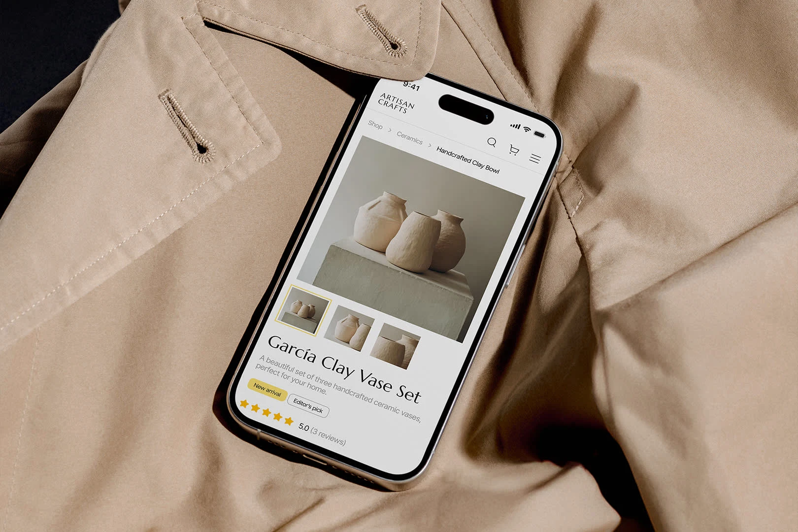 Product Detail Page - Mobile