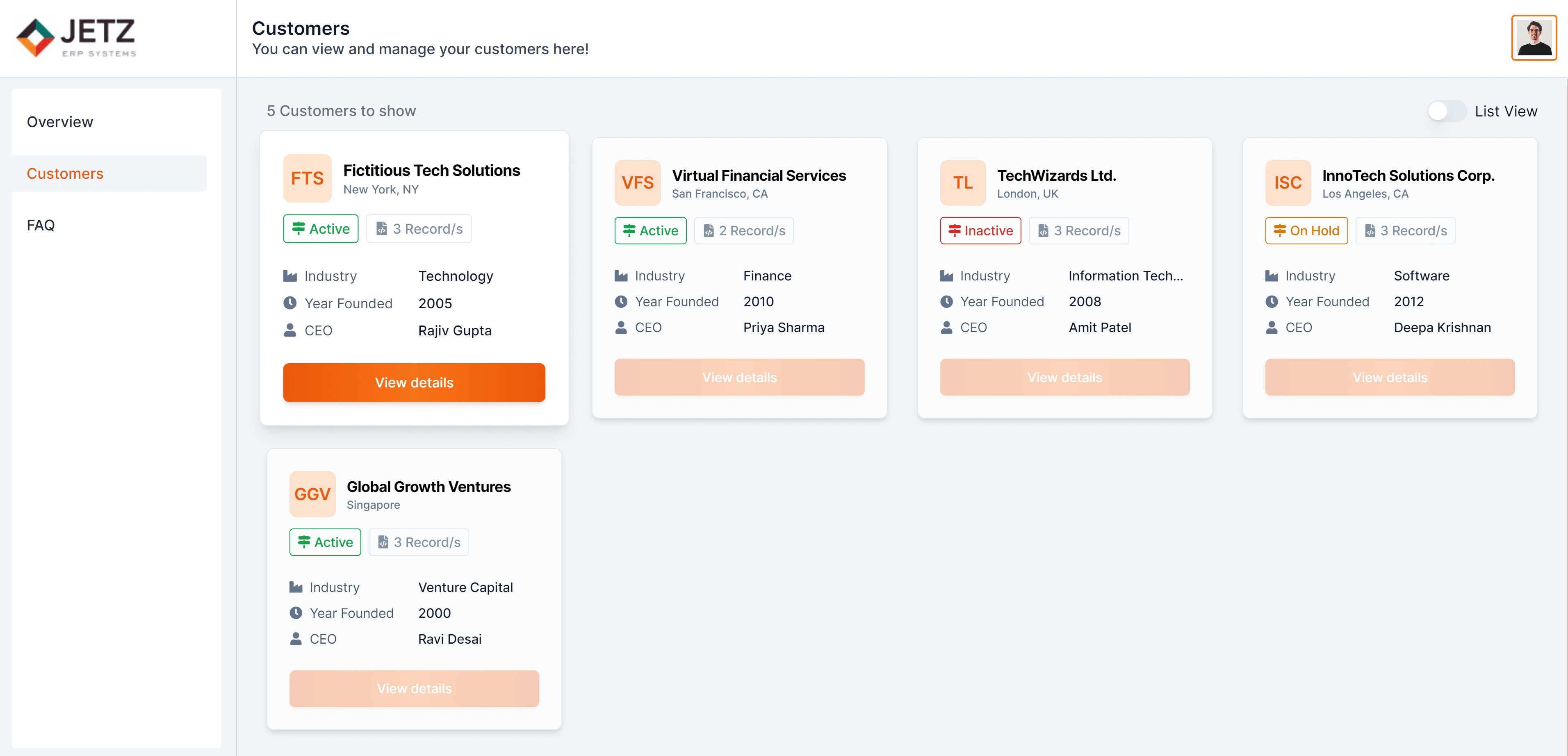 Client's Grid