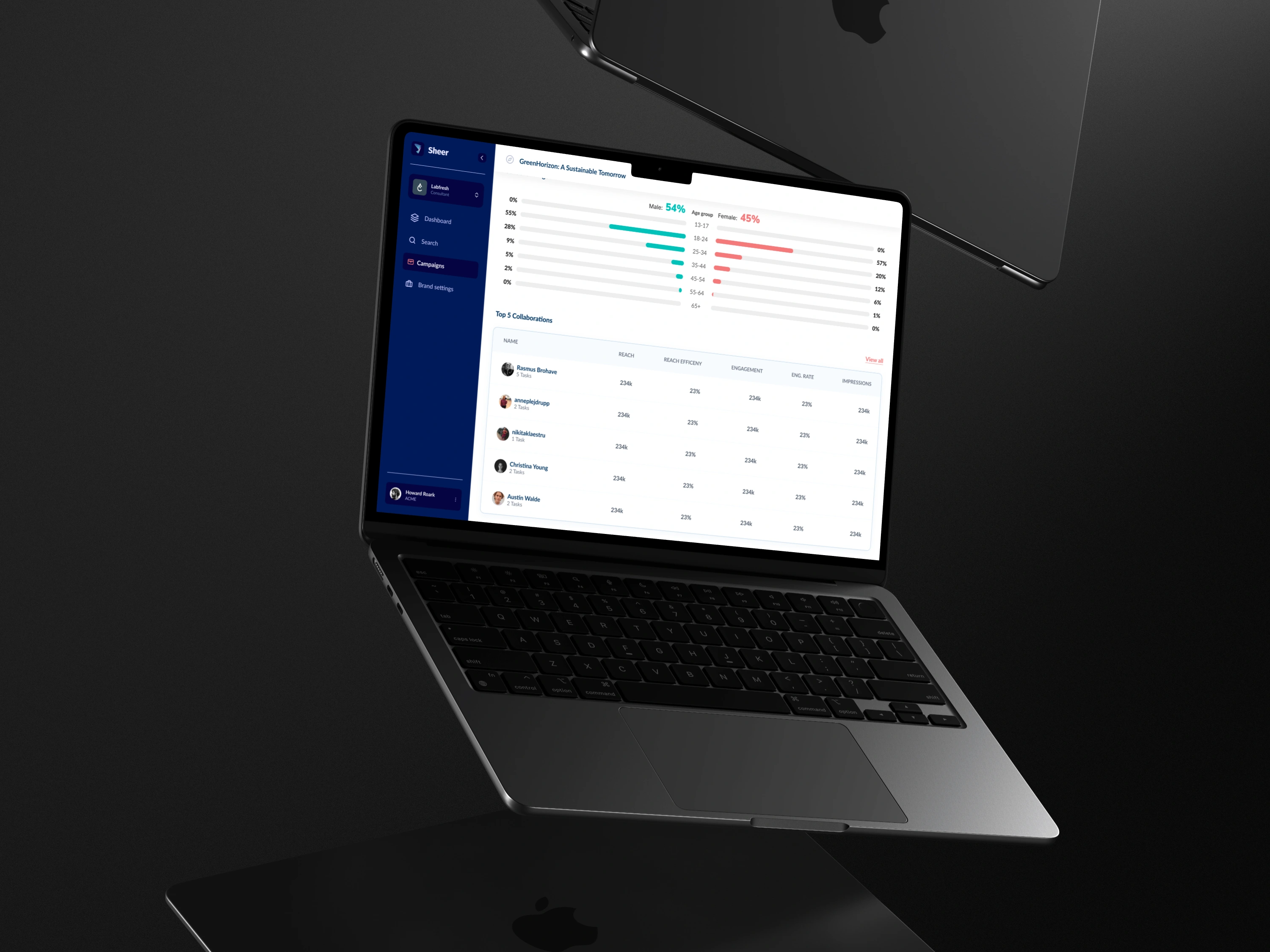 General report screen