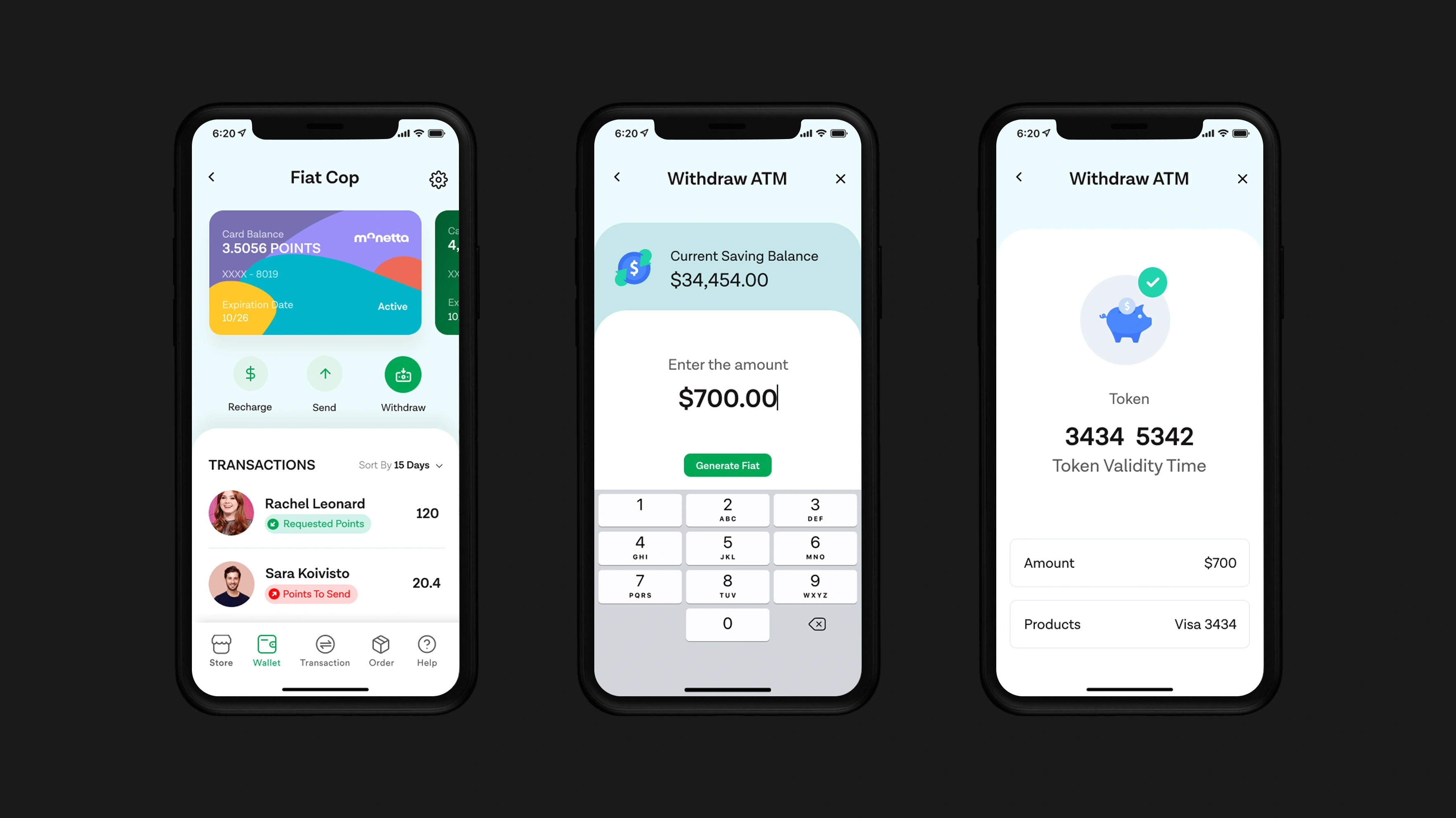 Fiat Cop Withdraw Flow