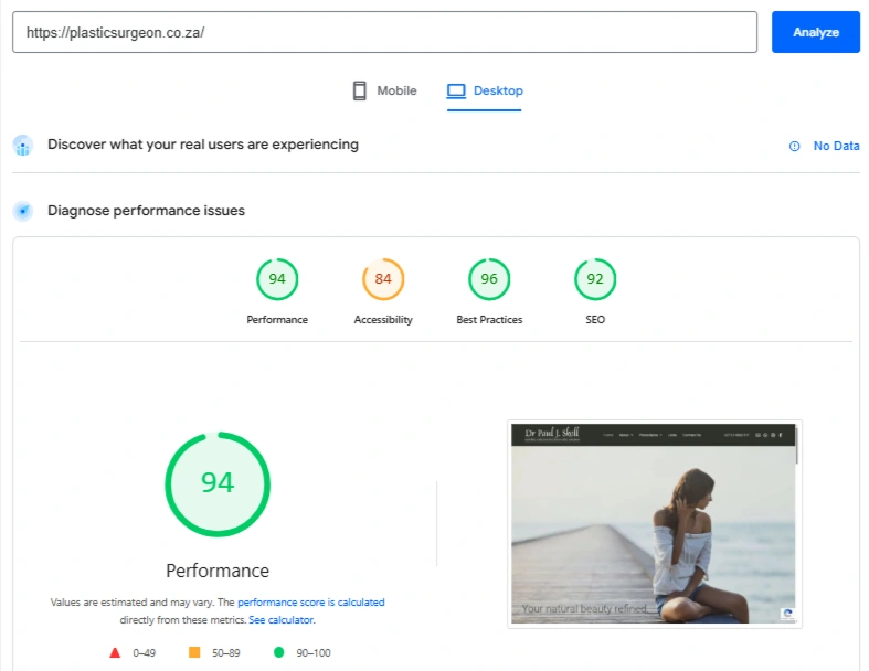 Desktop Performance After
