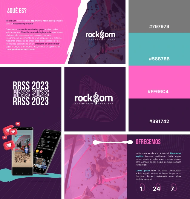 Visual brand development and communication