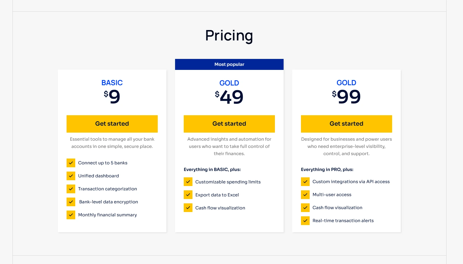 Pricing