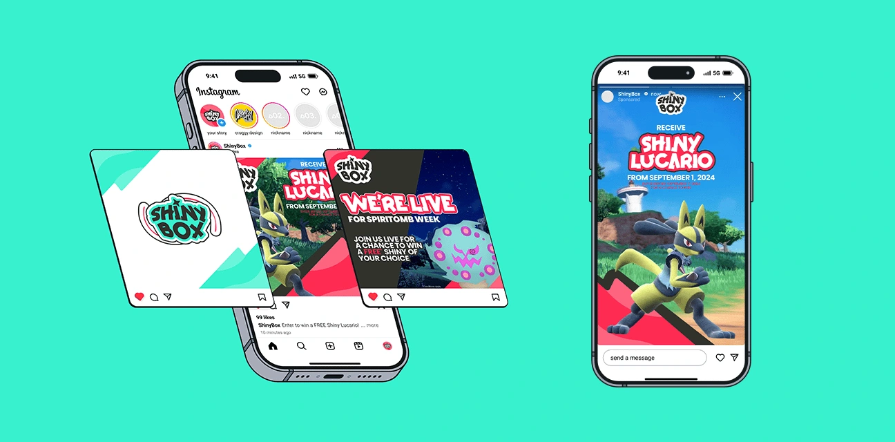 Shiny Box Instagram Mockups
