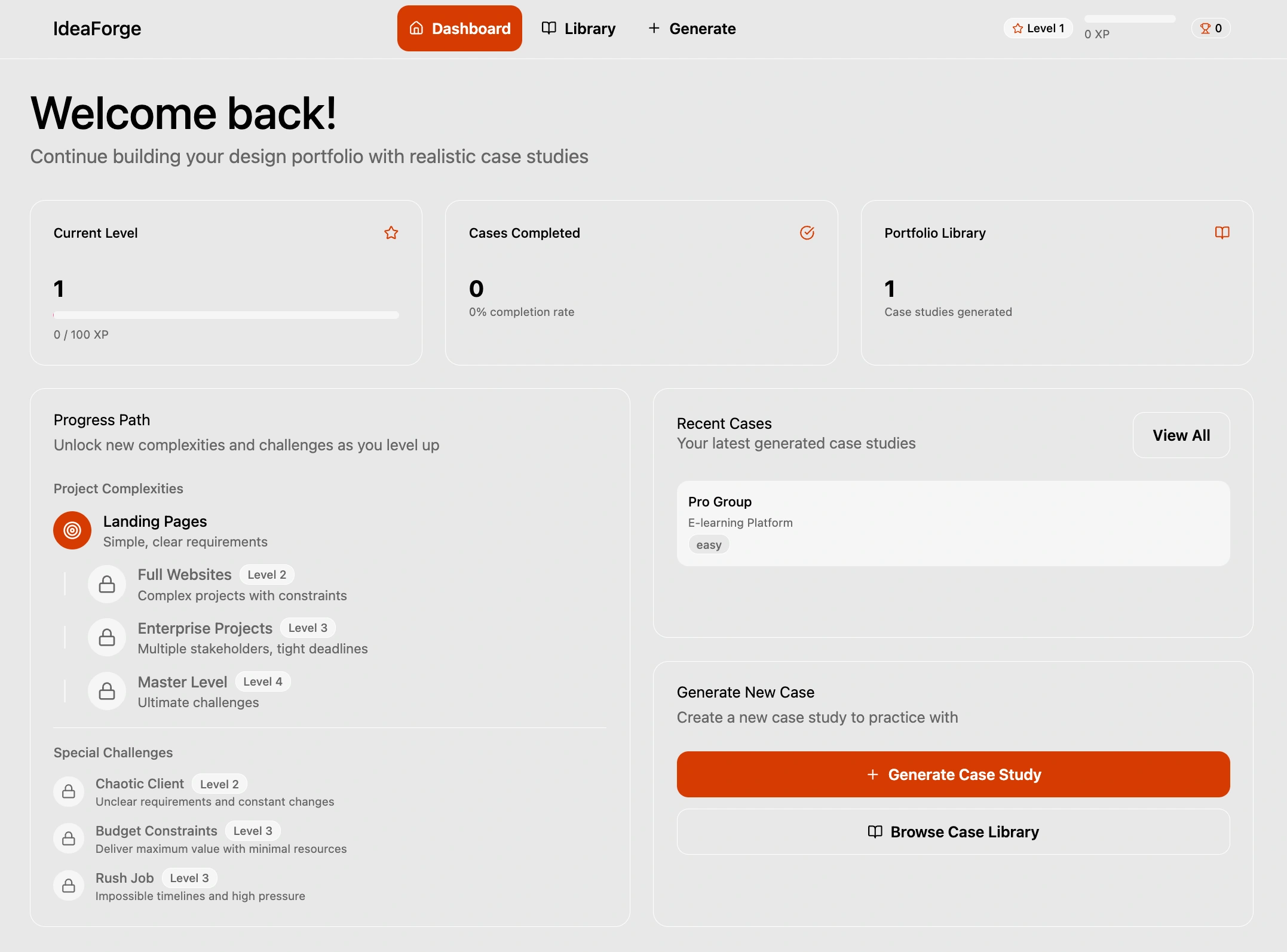 Case Study Dashboard