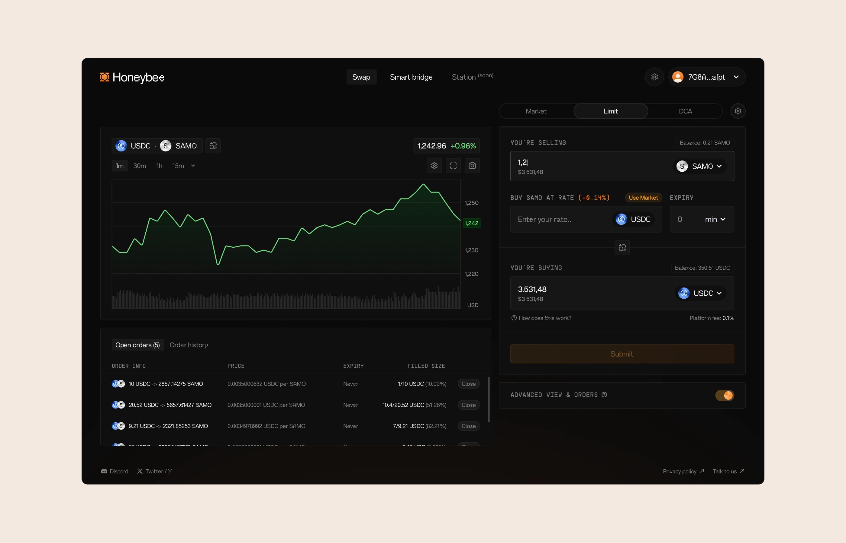 Honeybee / App UI