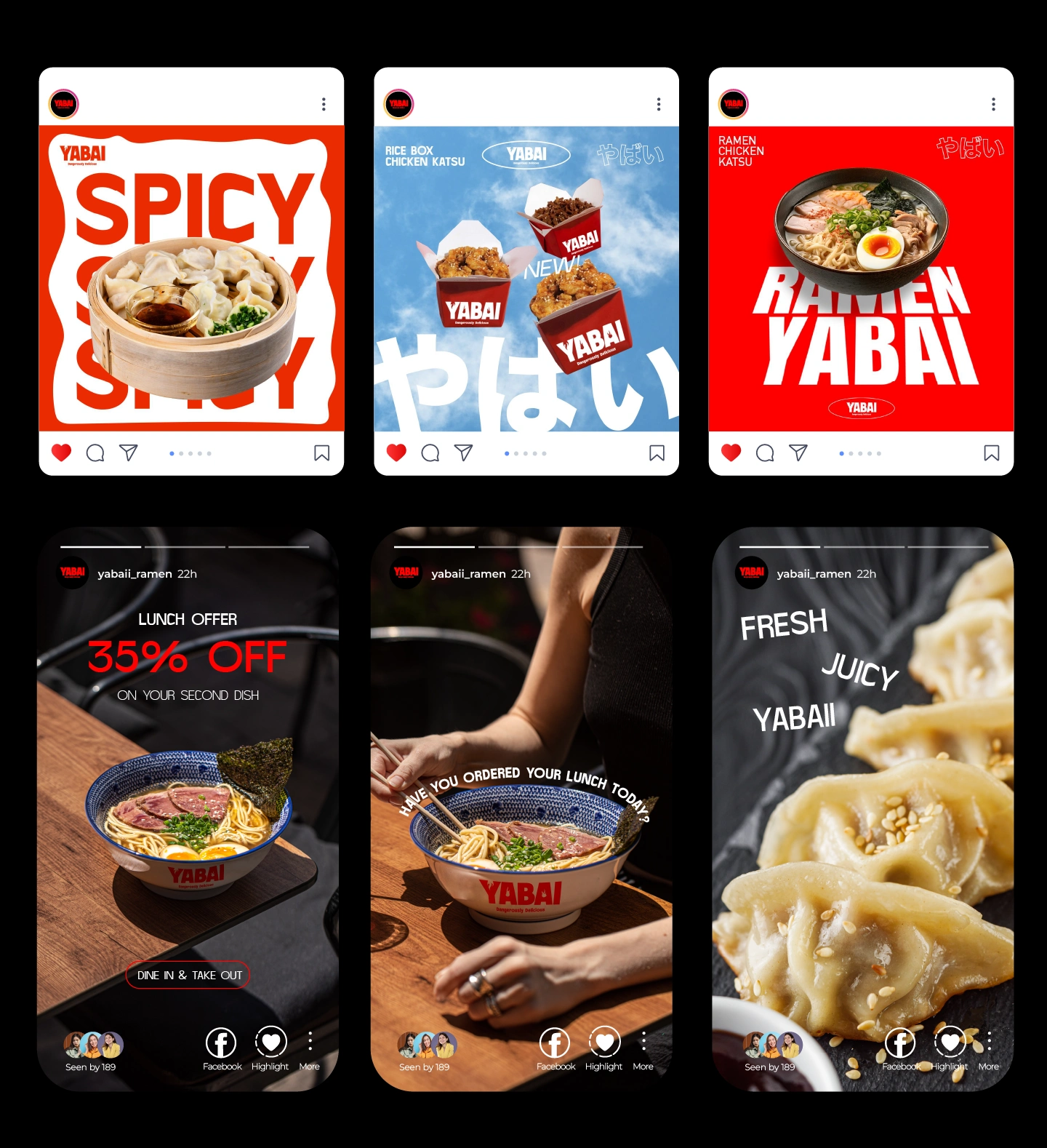 Social media template