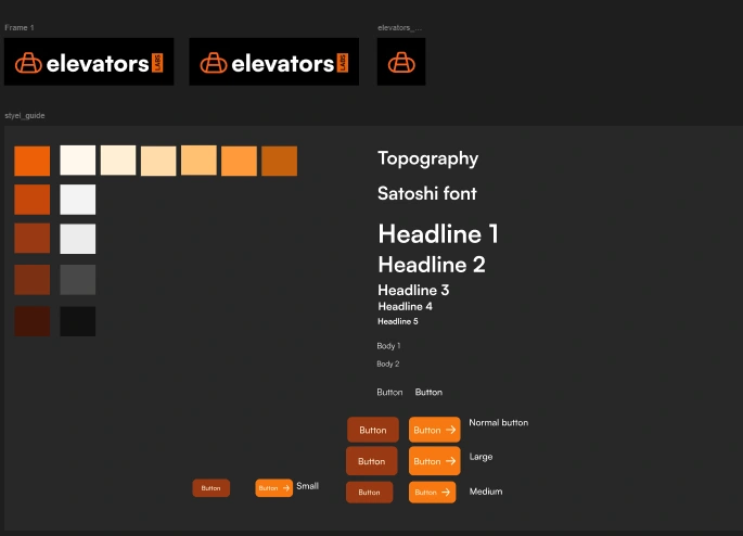 Elevators Lab Style Guide