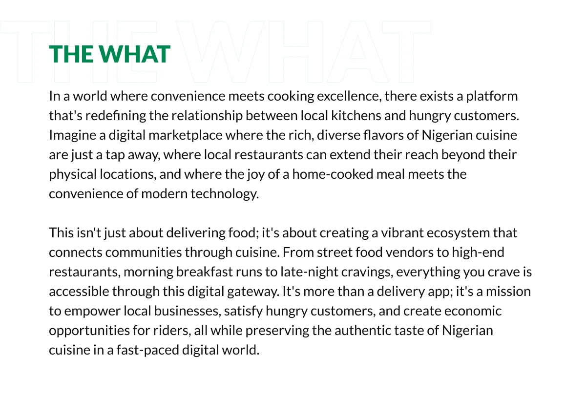 A Complete Food Delivery Ecosystem