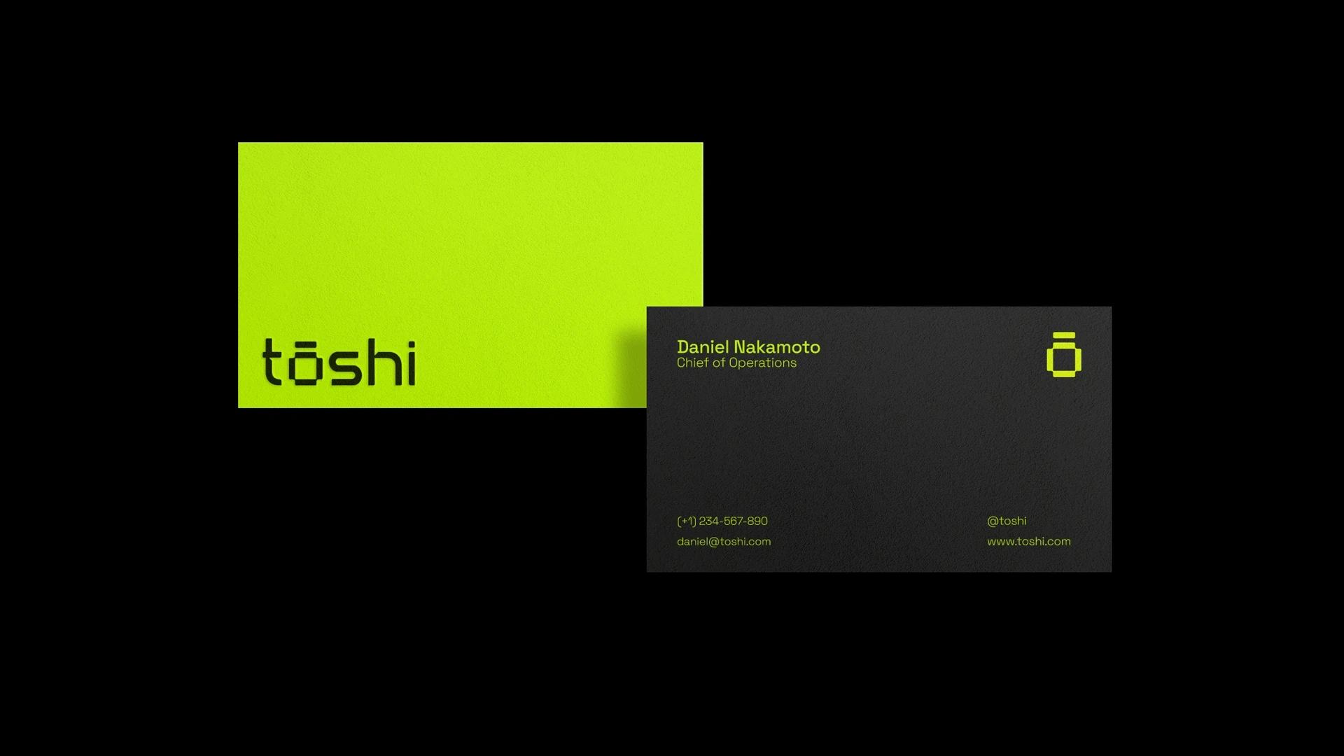 Toshi - Business Card