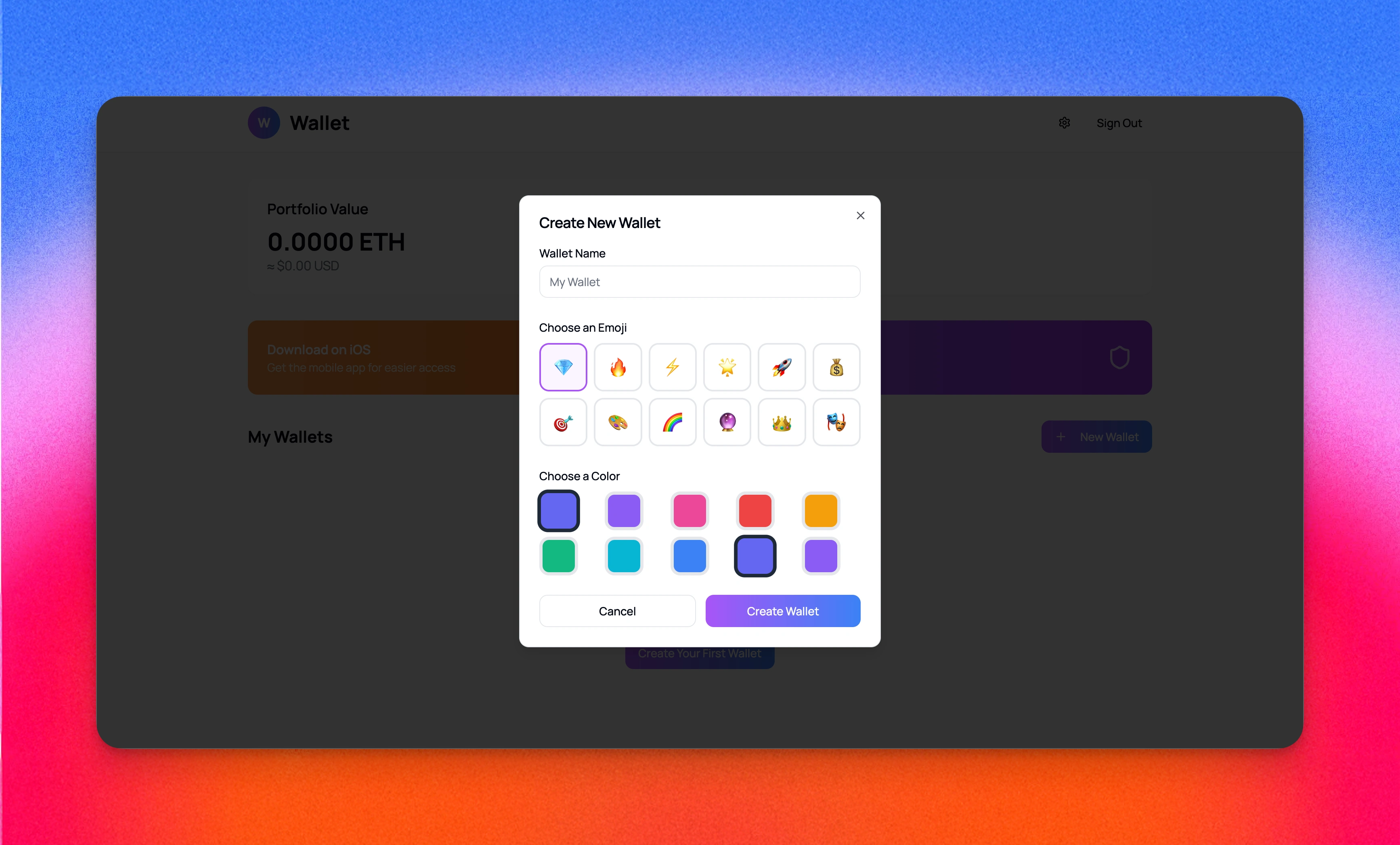 Add Wallet