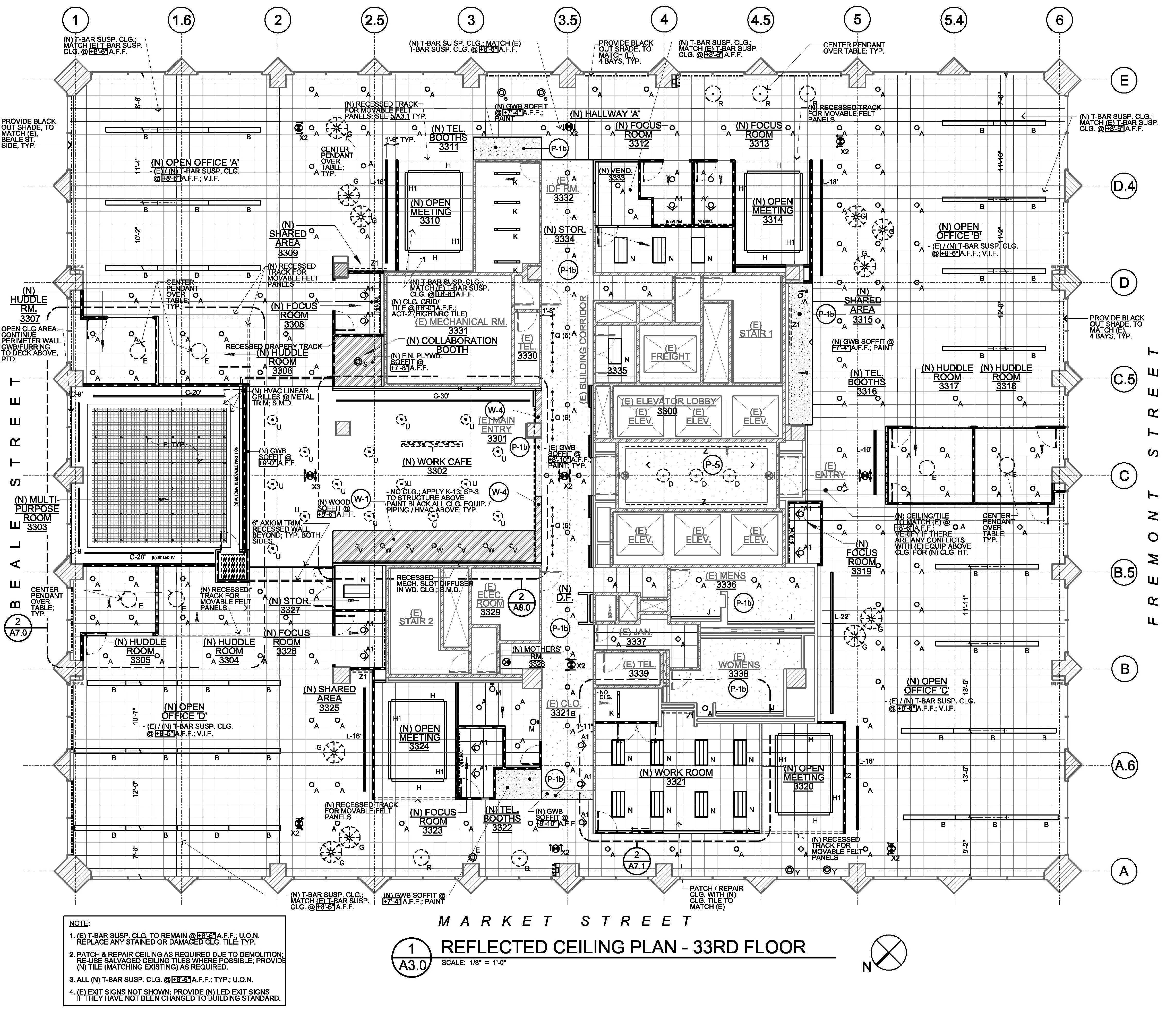Reflected Ceiling Plan