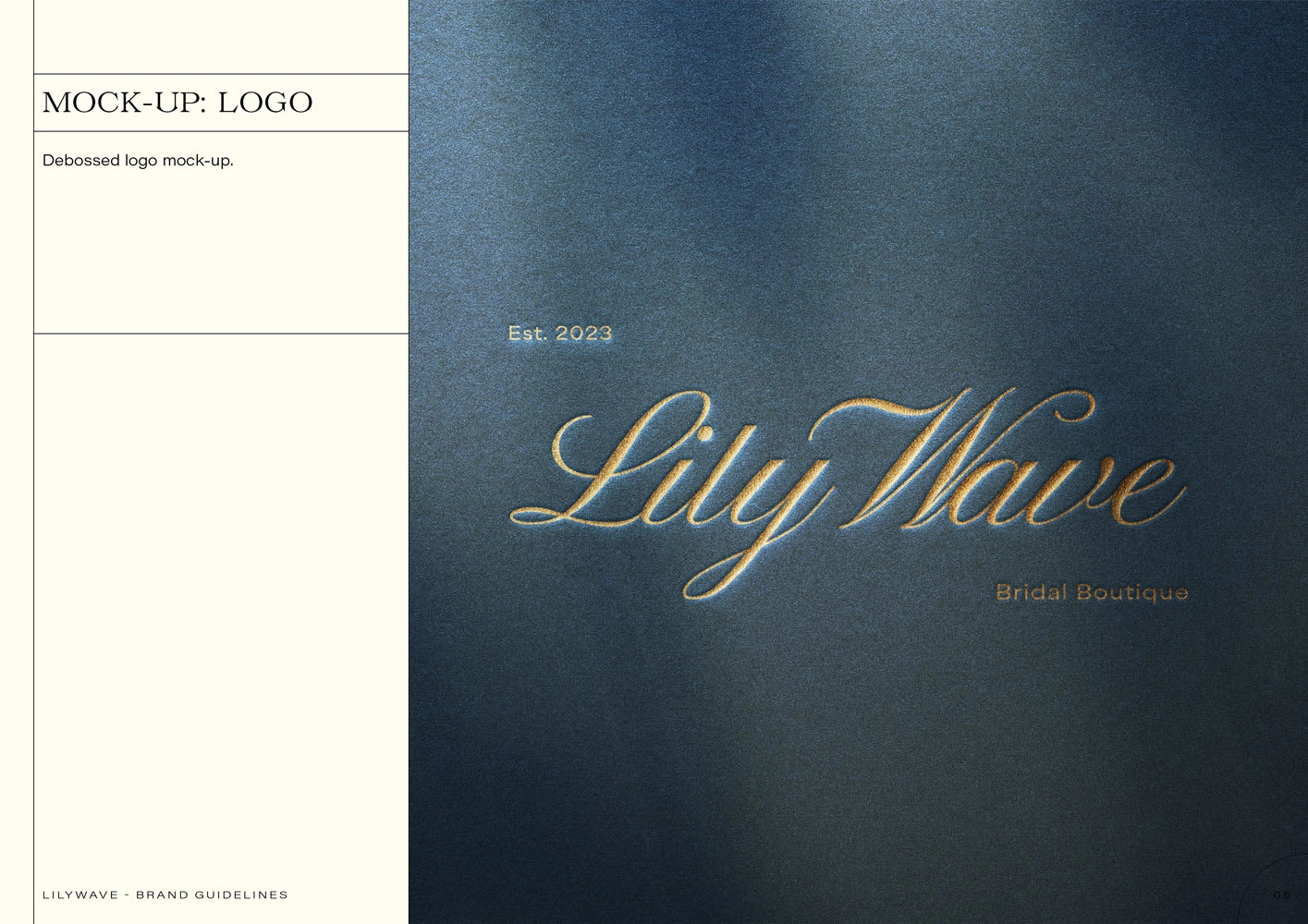 Debossed Logo Mock-Up