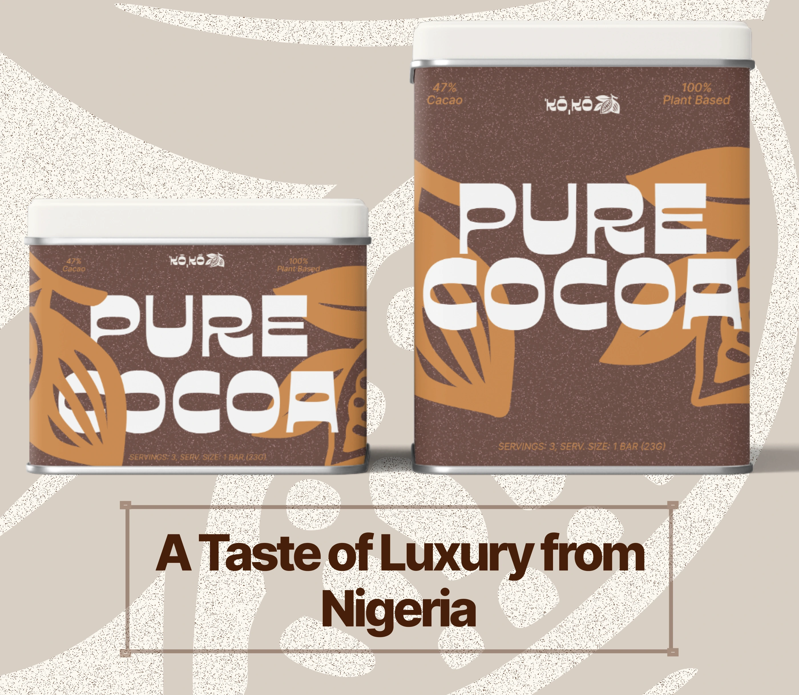 Project Title: Koko: A Taste of Luxury from Nigeria
可可    Cacao    कोको    كاكاو    কোকো
Cacau  Какао    ココア  ਕੋਕੋਆ   Kakao
no matter what you call it we are united by one thing 
"we love cocoa " 