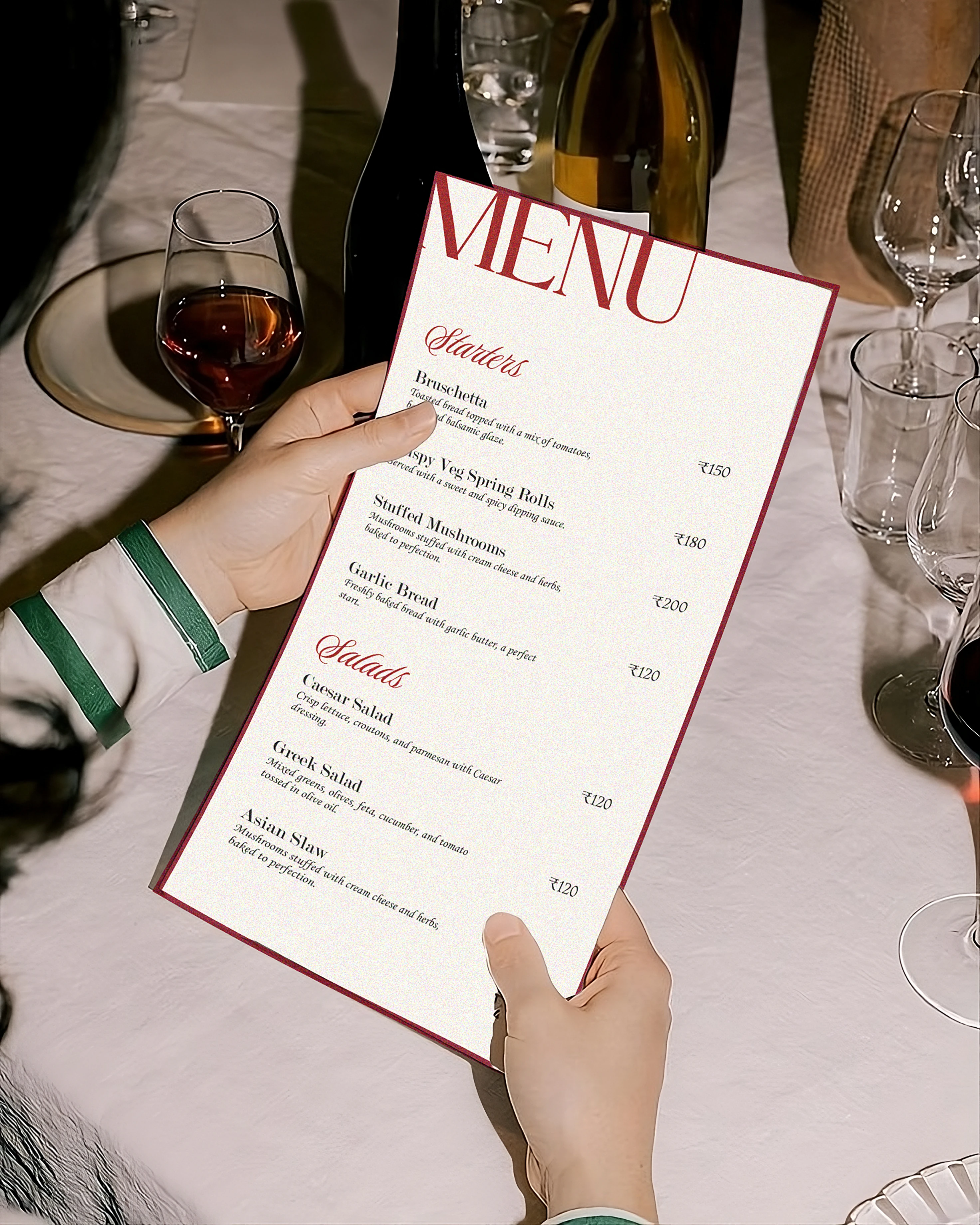 Menu Card 