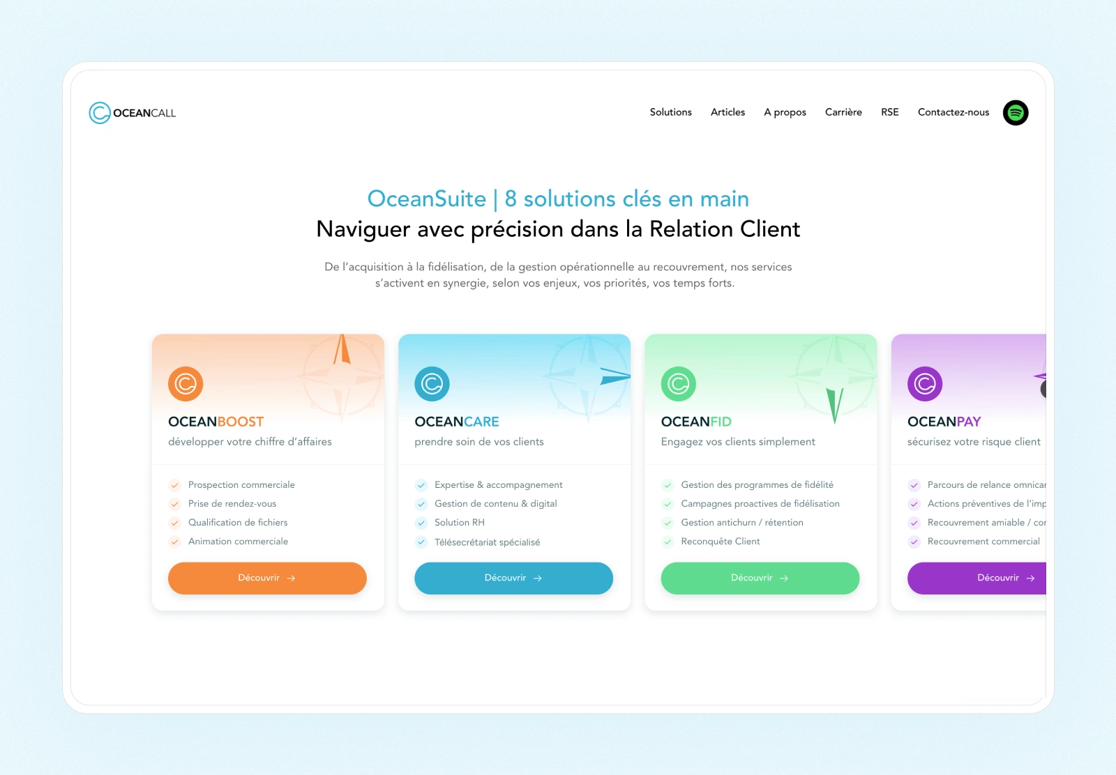 Natural Scrolling for services